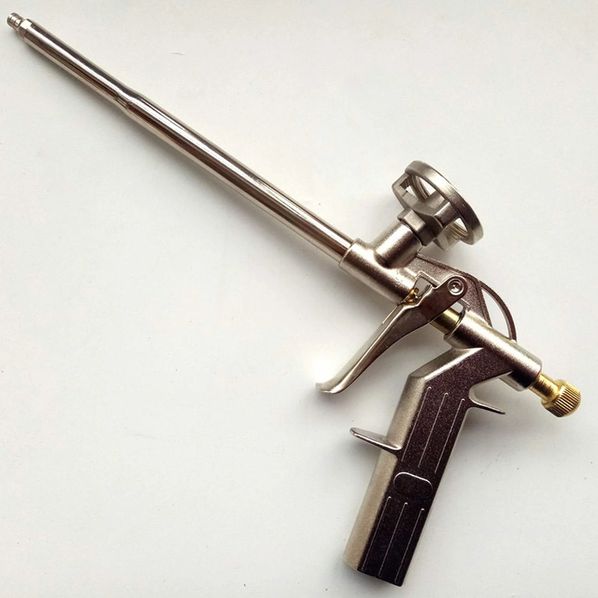 CINY Pistola per Schiuma Poliuretanica, Metallo Pistola Per Schiuma Espansa Ad Espansione In Pu Resistente Per Mastice Da Costruzione Calafataggio, Riempimento, Sigillatura(4 pz oro)
