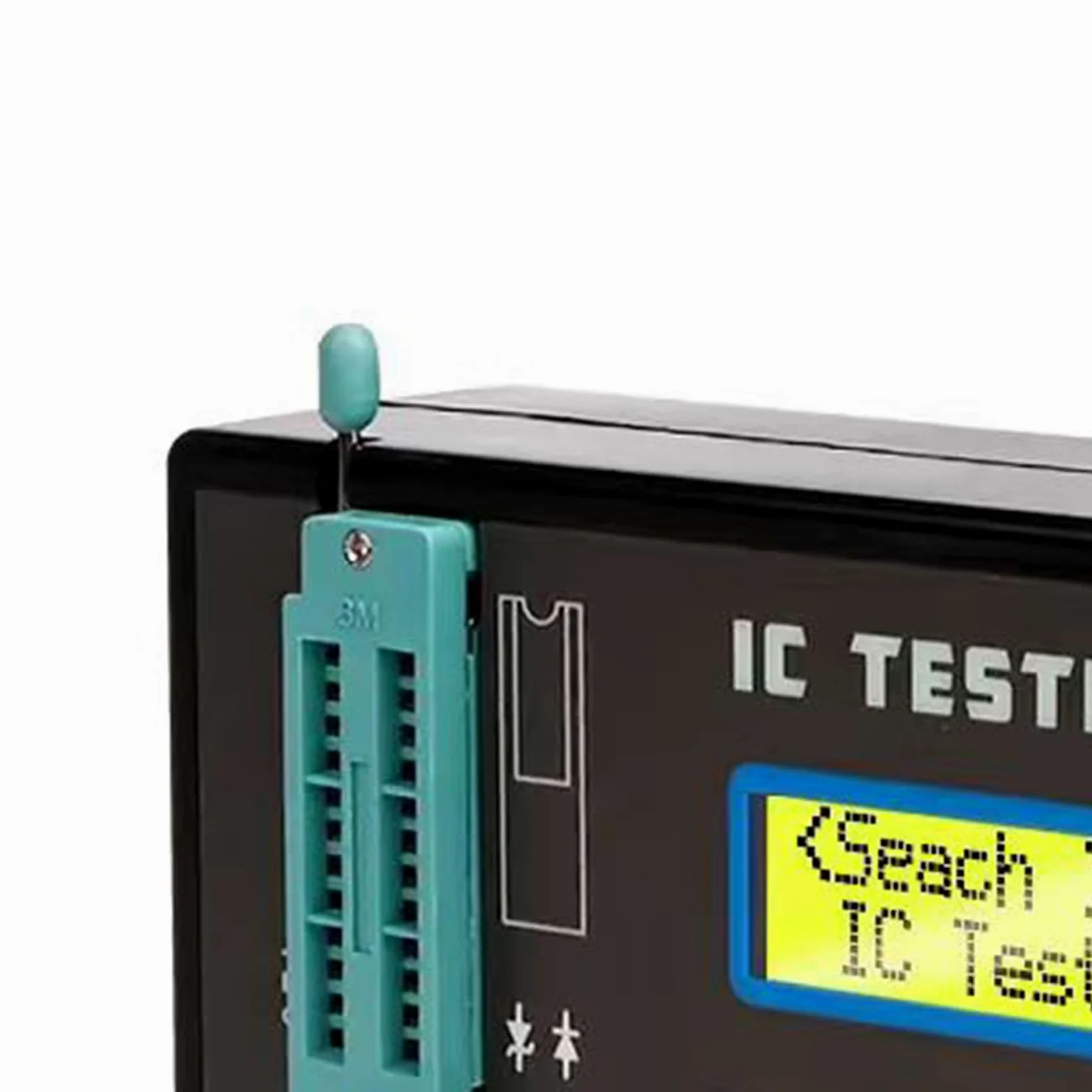 Tester per Circuiti Integrati, Misuratore di Transistor, Tester per Chip IC, con modalità AUTO 5V 3.3V per Optoaccoppiatori Serie 74HC 74LS CD4000 4500.