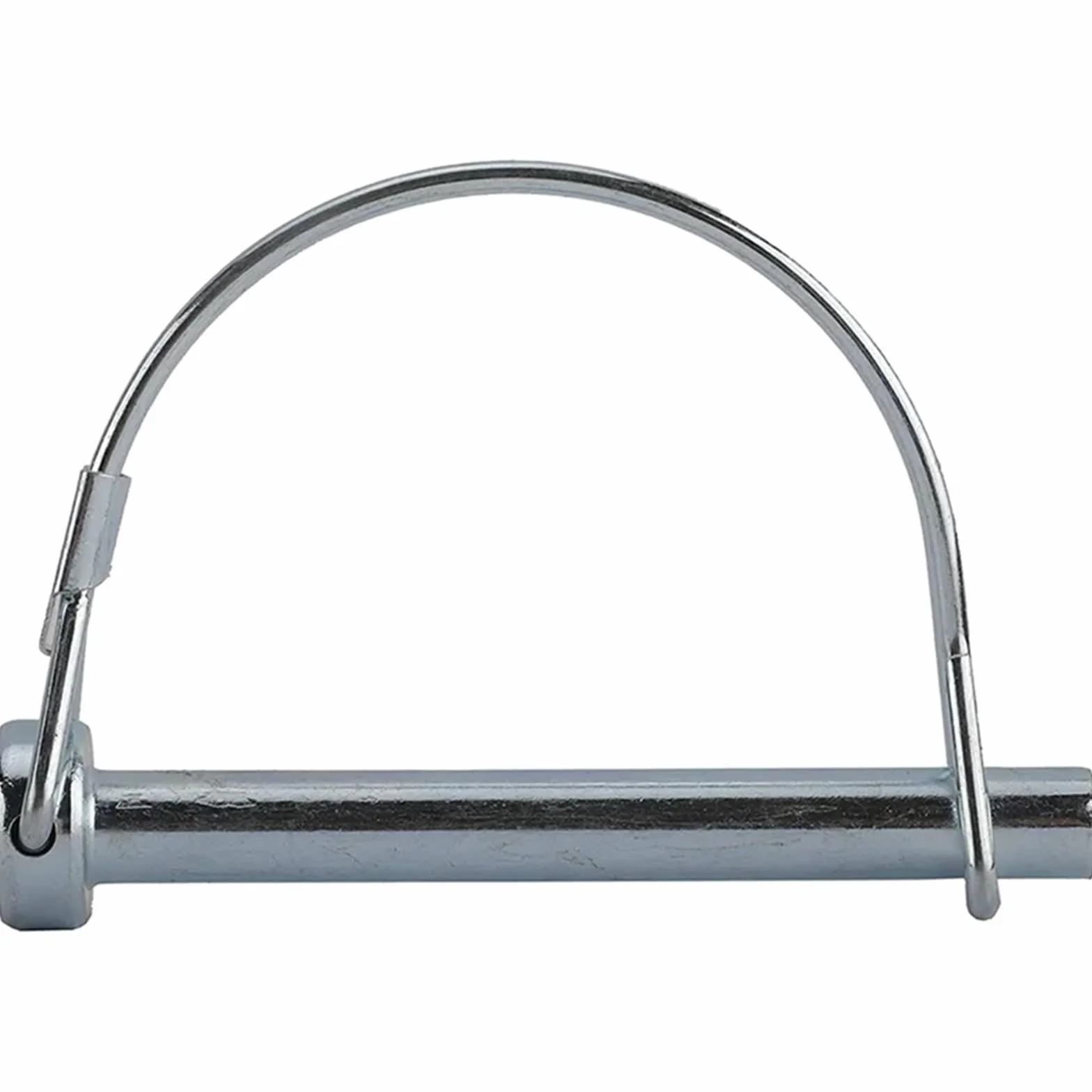 Perno di accoppiamento for rimorchio, perno bloccaggio dell'albero 70x8mm Argento Confezione da 10 perni del filo attacco con fermo for ad arco tondo