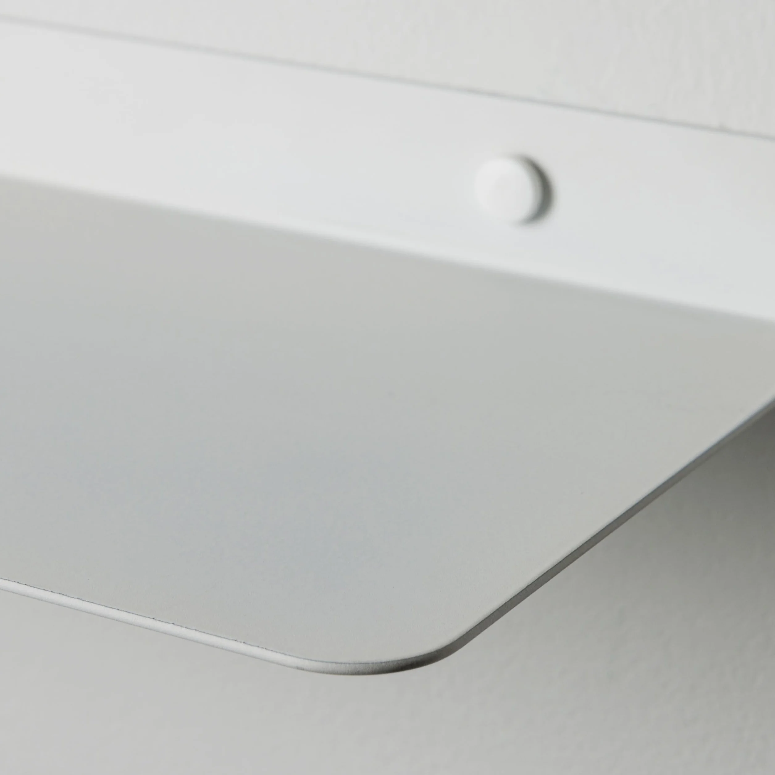 Steelnovo | Zeno, Mensola da Parete in Metallo Verniciato, Mensola da Muro Portaoggetti, 40x3x15 cm, Colore Bianco, Design Minimal e Moderno, Scaffale da Muro, Made In Italy