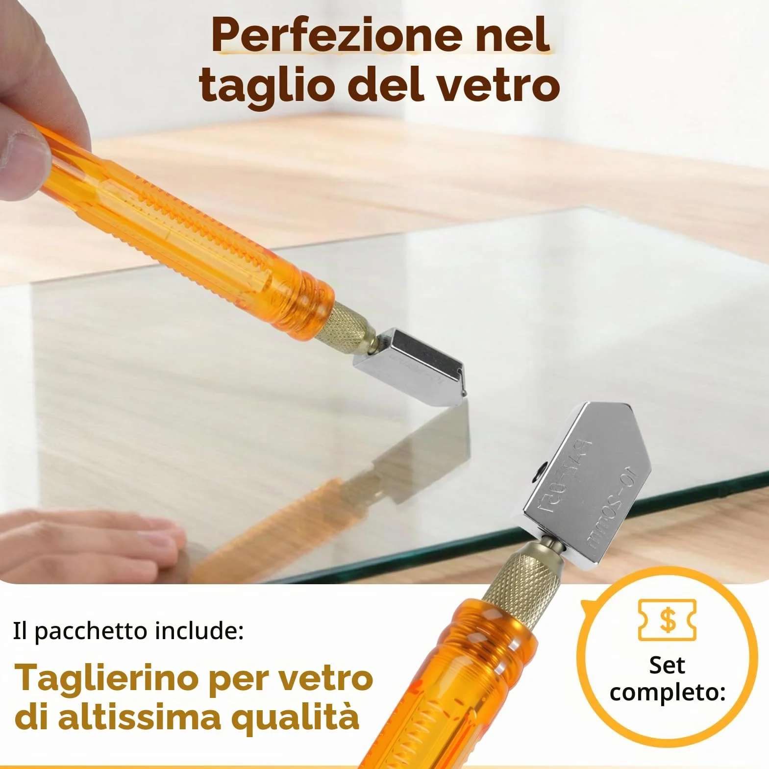Tagliavetro Bottiglie Professionale, Taglierina per Bottiglia di Vetro di Vino Birra, Diamante Taglierino Vetro Bottiglia Acciaio inossidabile Strezzo DIY Cutter Fai da Te DIY