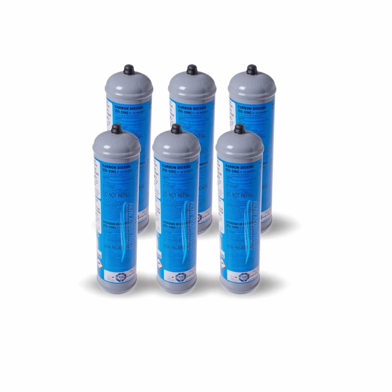 Bombole CO2 600 g Usa e Getta do Gazowania Wody i Chłodnic Gwint 11 mm