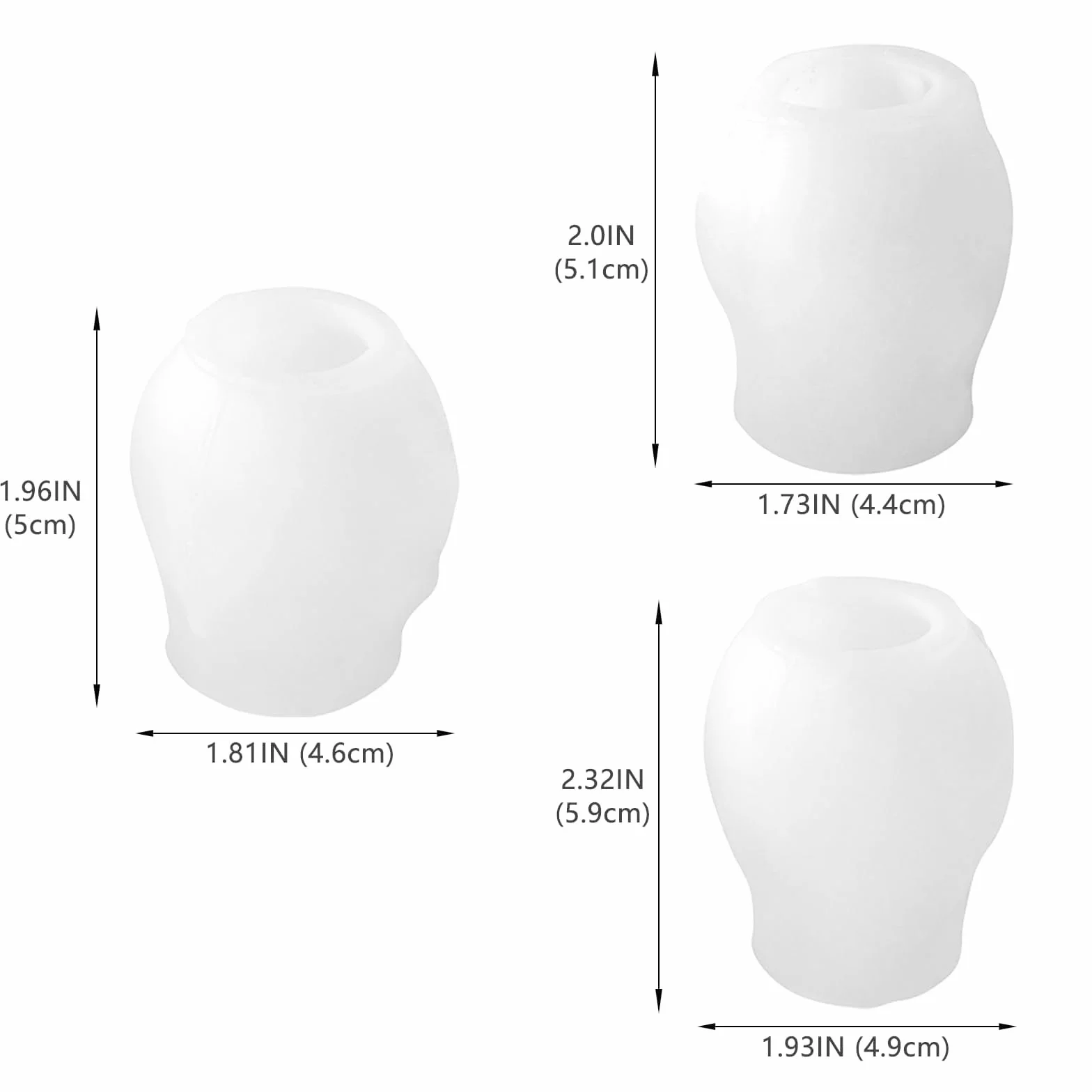 Stampo per Candele in Silicone a Forma di Tulipano, 3 Pezzi Stampi 3D in Silicone per Candele Fiori, Stampi Candele a Forma di Tulipani per Realizzare Candele fai da te in Resina Saponi Gesso