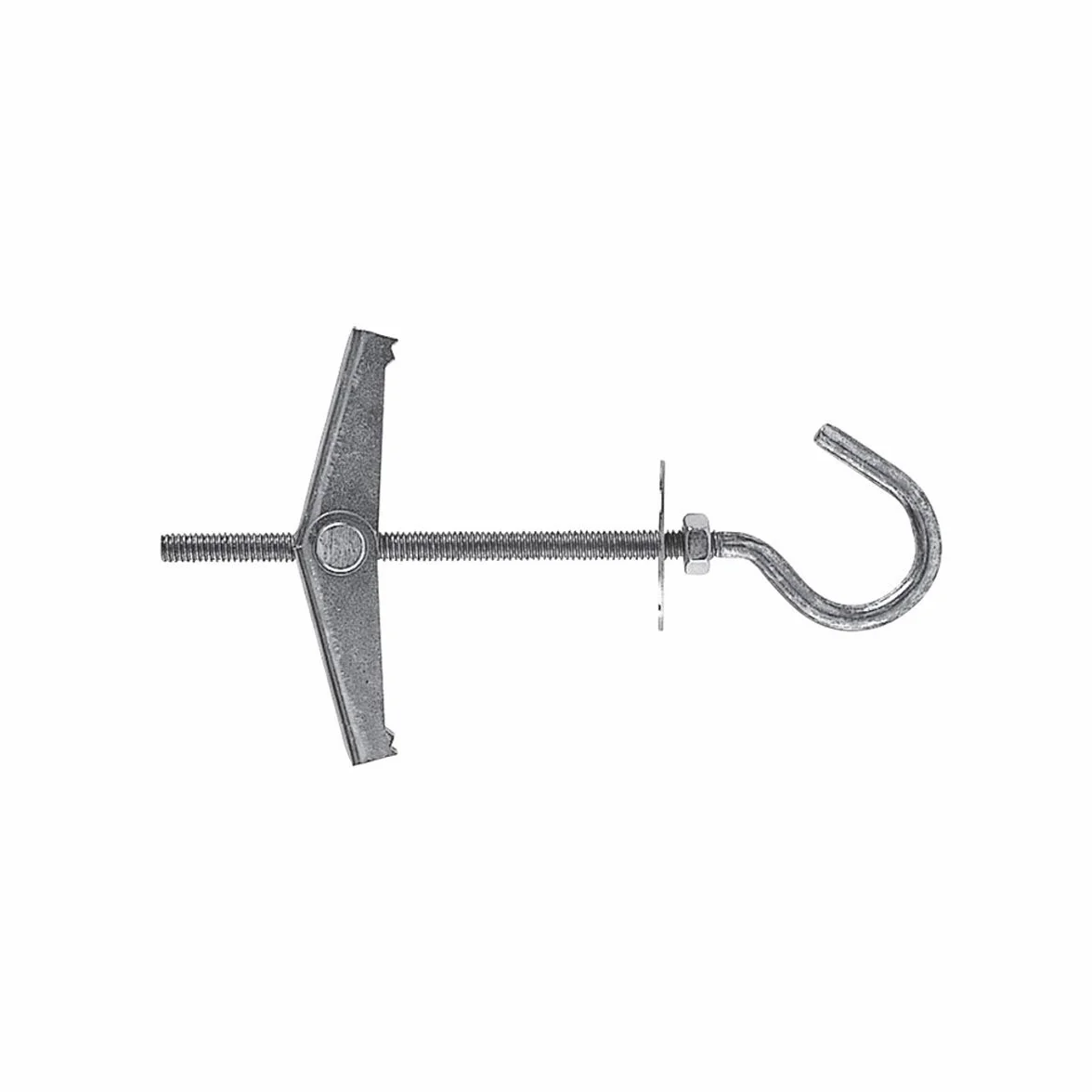 Fischer KDH 4 Occhiolo Aperto Fissaggio ad Ancora per Cartongesso Compensato Legno Filettatura M4x70 25 Pezzi Grigio