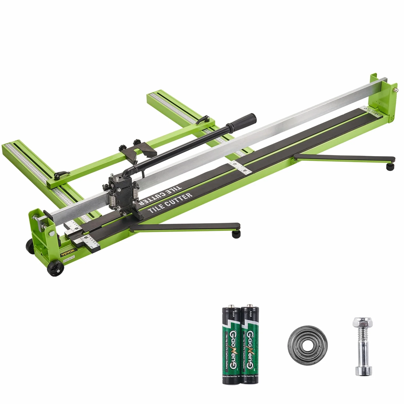VEVOR Tagliapiastrelle Manuale Lunghezza di Taglio 1200 mm Spessore 6-15 mm, Tagliapiastrelle Manuale Telaio in Acciaio con Guida Laser, Taglierina di Ricambio Utensile per Taglio di Piastrelle