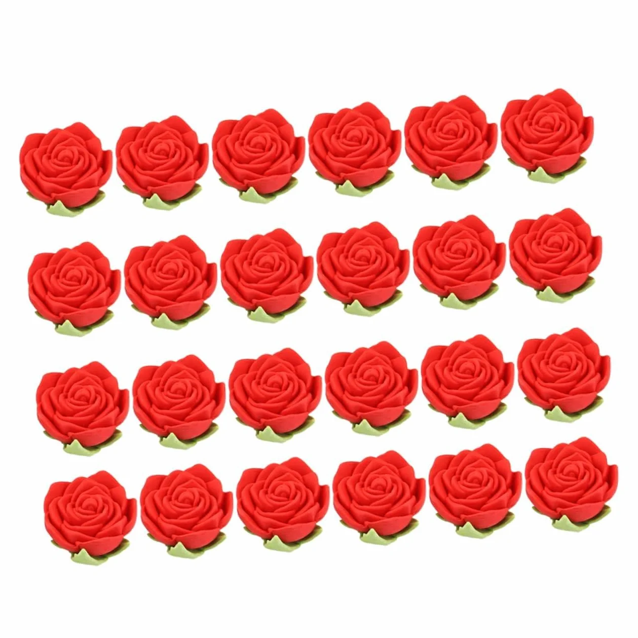SHINEOFI 24pezzi Forma Rosa Gomme Per Cancelleria Colorata Per Matite Per Cancelleria Creativa
