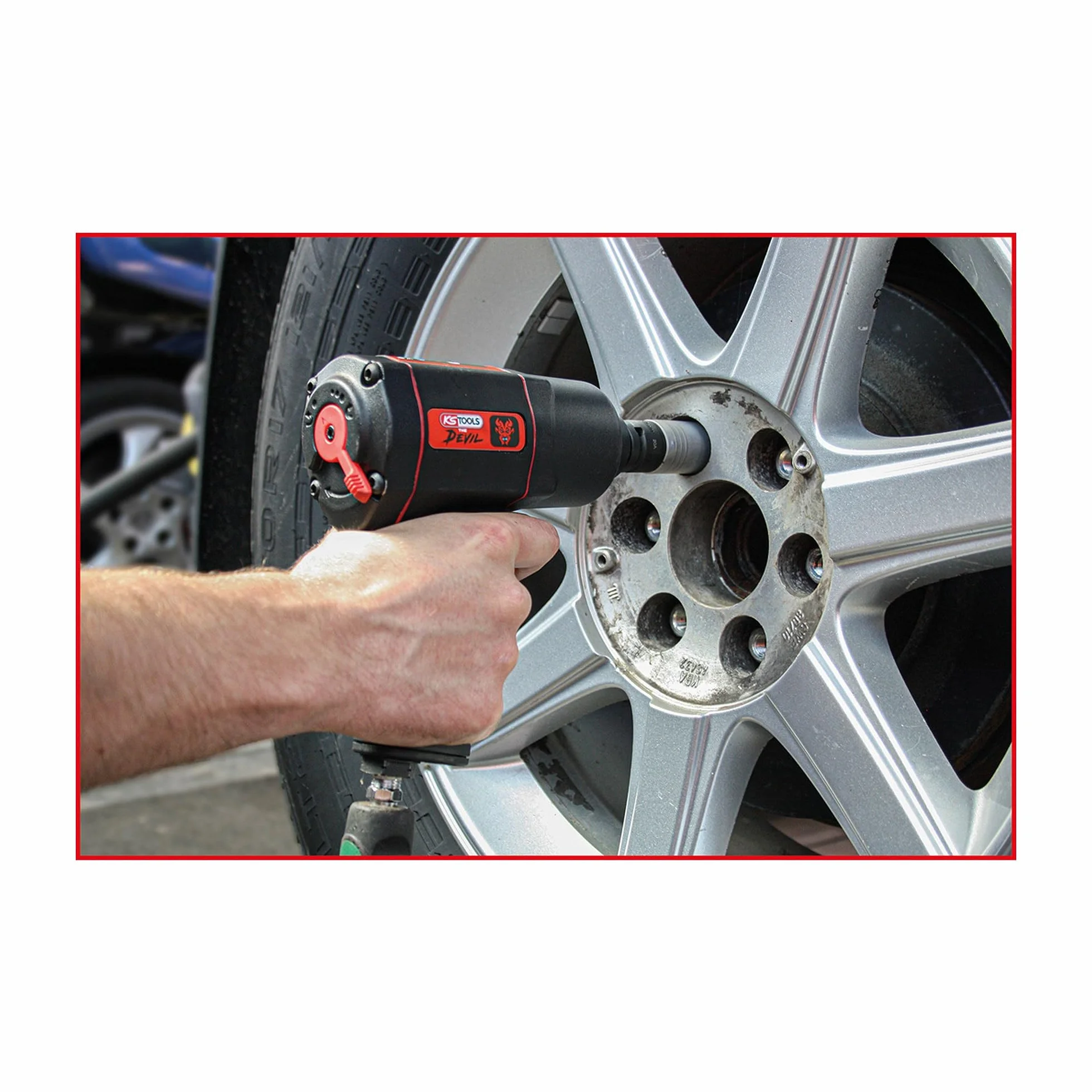 KS Tools 515.1200 1/2" Avvitatore ad impulsi pneumatico THE DEVIL 1.600 Nm