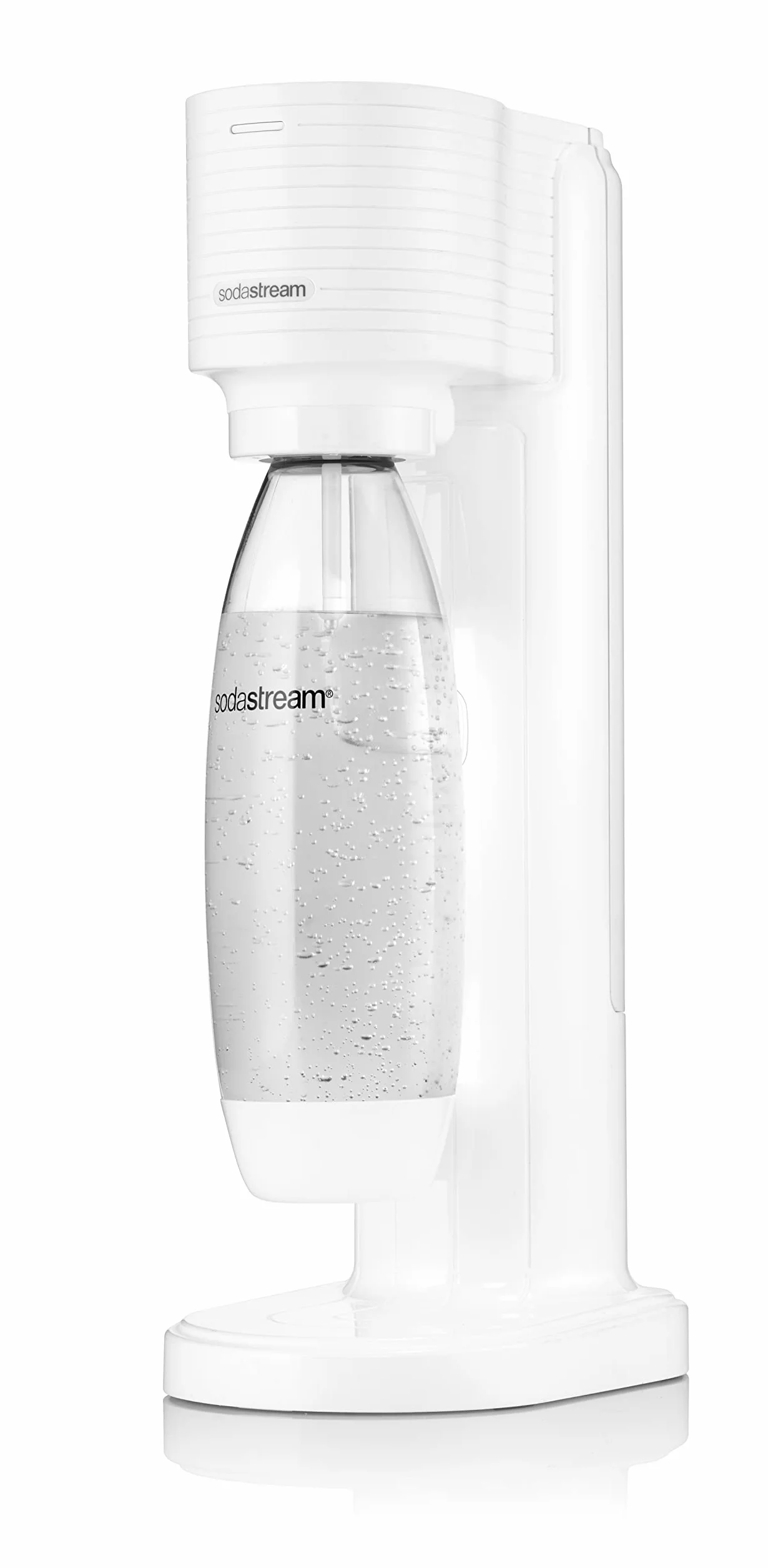 Sodastream Gaia Gasatore bianco con bottiglia lavabile in lavasoviglie e cilindro Co2