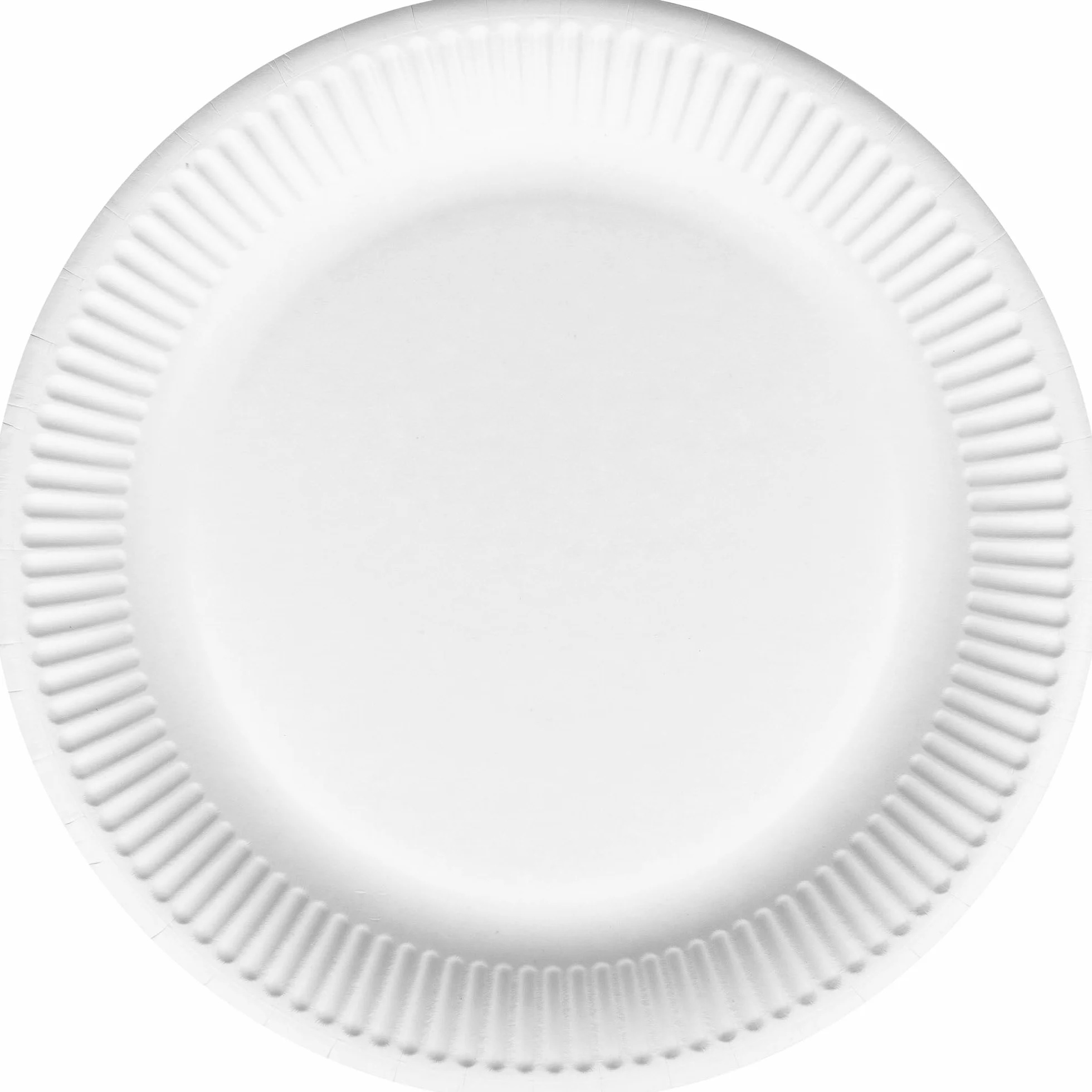 Idena Piatto Party Bianco 200 Pezzi 23 cm Certificato FSC Piatto di Carta 100% compostabile