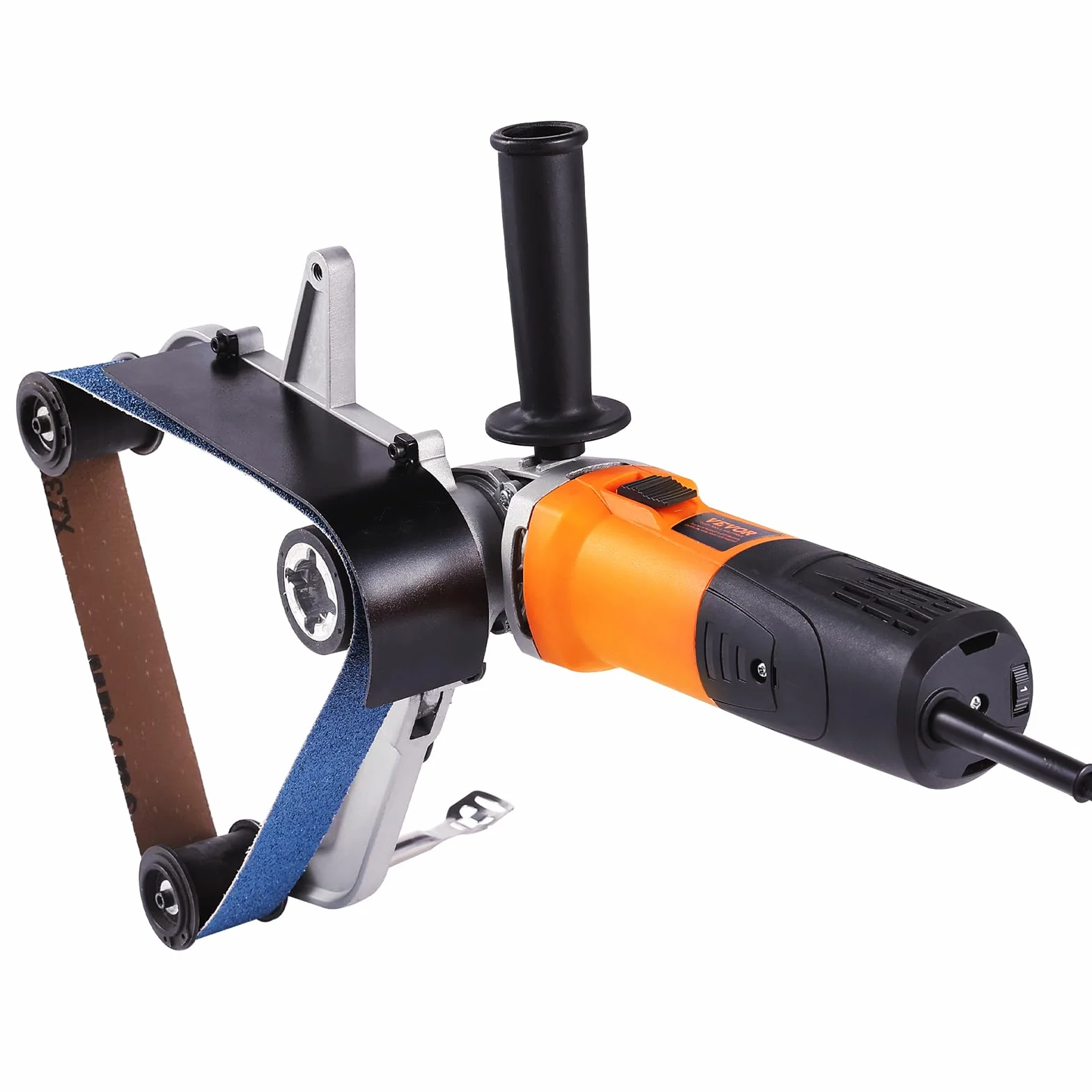 VEVOR Levigatrice per tubi 1300 W, levigatrice a nastro per tubi con 6 velocità, 1100-3200 giri/min, levigatrice a nastro professionale 100 pezzi, con cinghie di levigatura per lucidatura e rimozione
