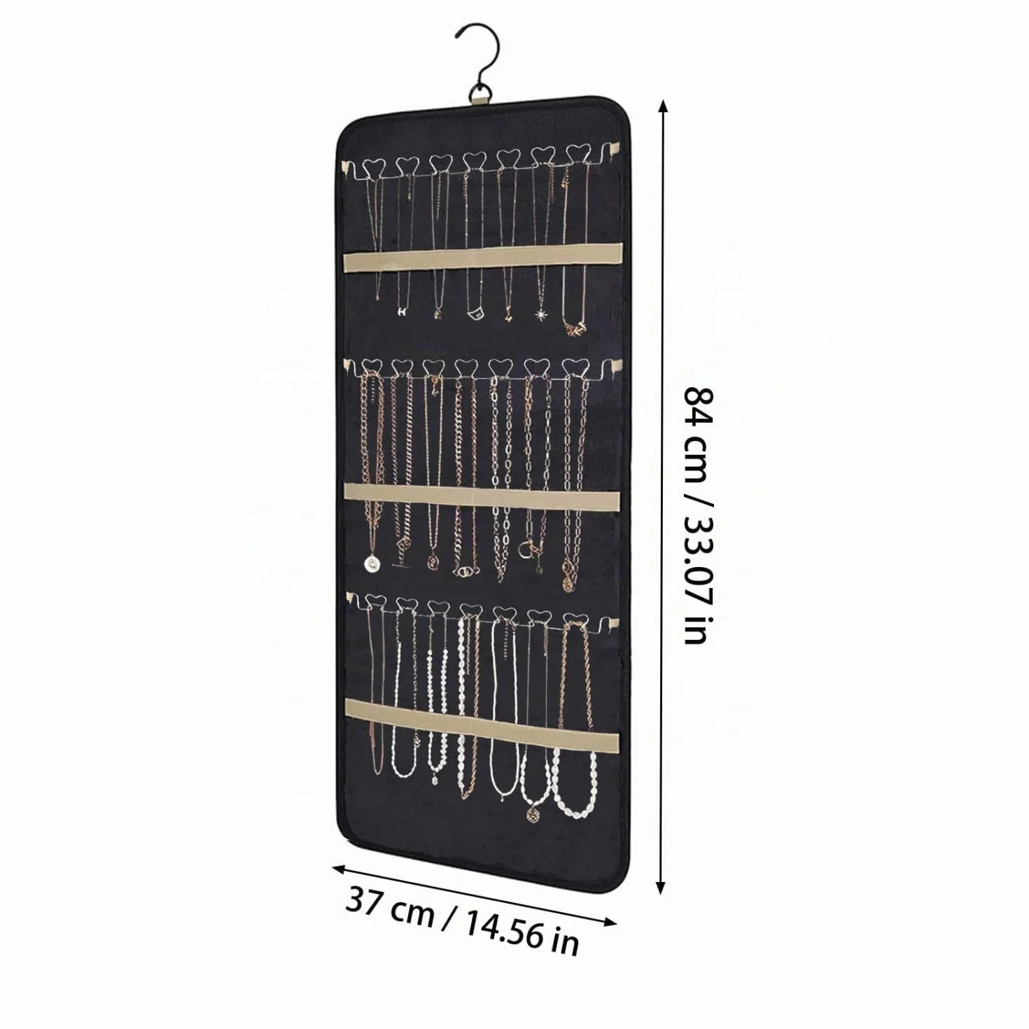 Jewelry Organizer per Armadio, Porta Orecchini da Appendere, Appendi Gioielli Donna Muro