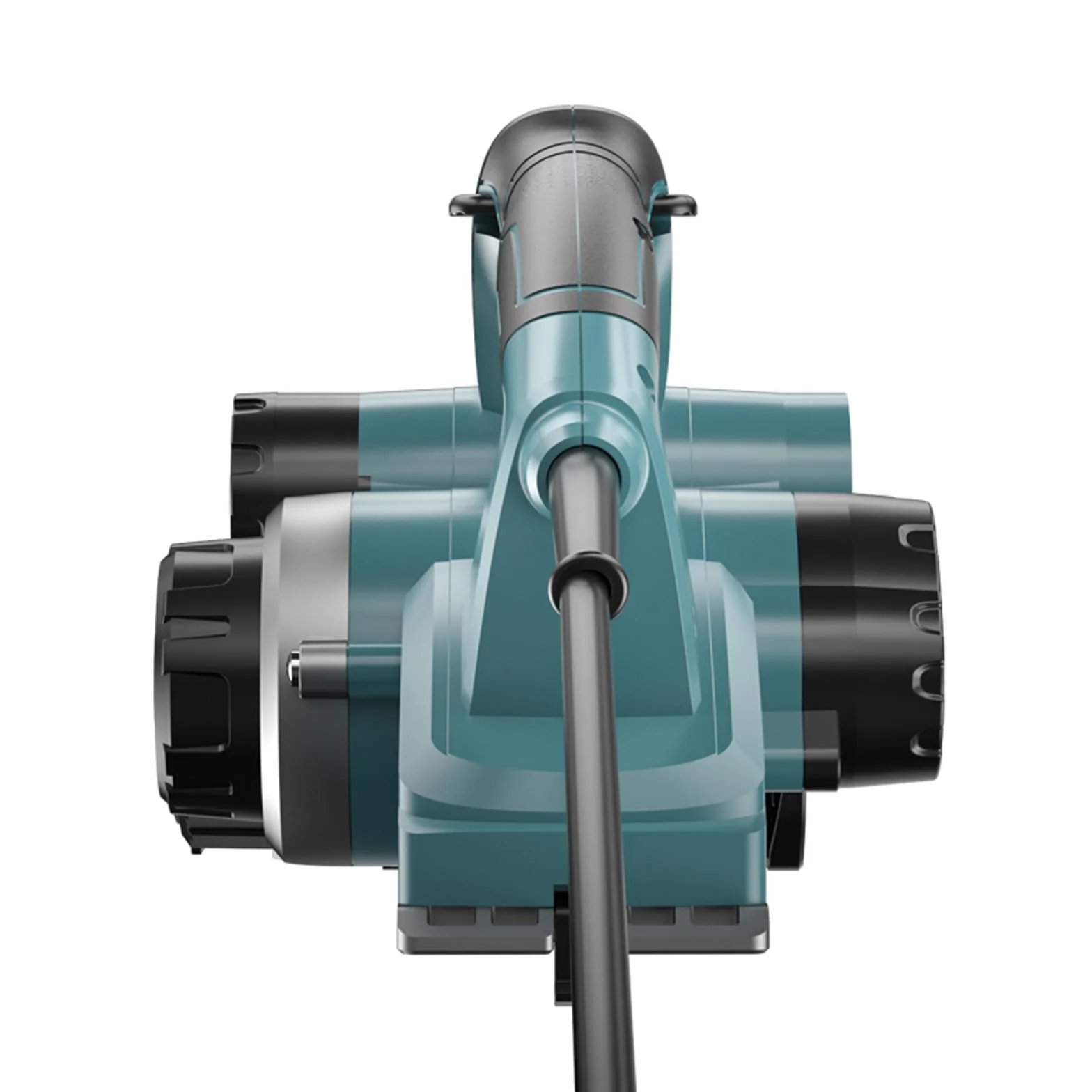 DNTI pialla per legno elettrica Pialletto Elettrico Tensione 220-240 V Potenza 1050 W Giri Min 15000 Largh Pialla 82 Mm, Profondità Asportazione 4 Mm per la Lavorazione del Legno, Rifilatura(58219)
