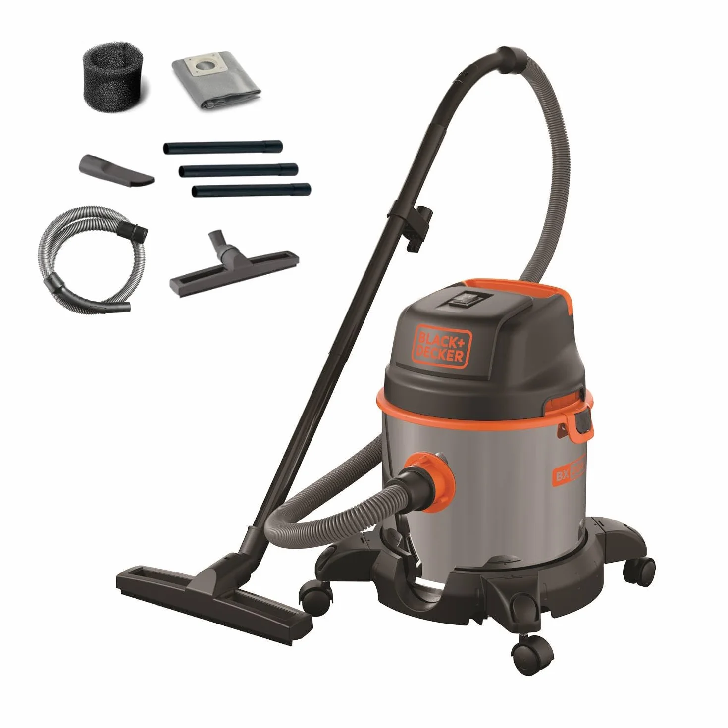 BLACK+DECKER Aspiratore Solidi e Liquidi BXVC20XE 1400 W 20 l