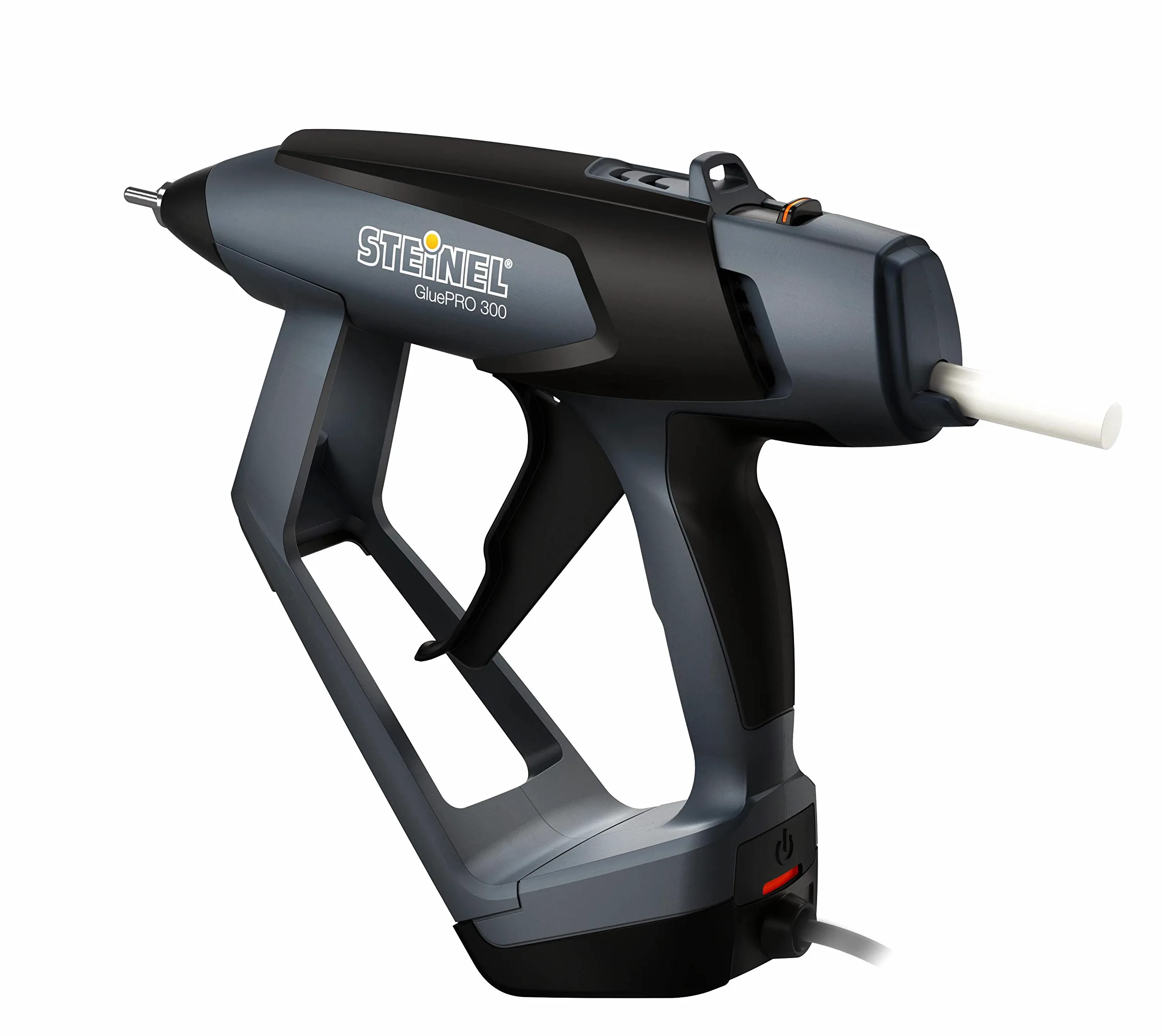 Steinel GluePRO 300 Pistola per colla professionale, pistola per colla a caldo a controllo elettronico, ugelli intercambiabili