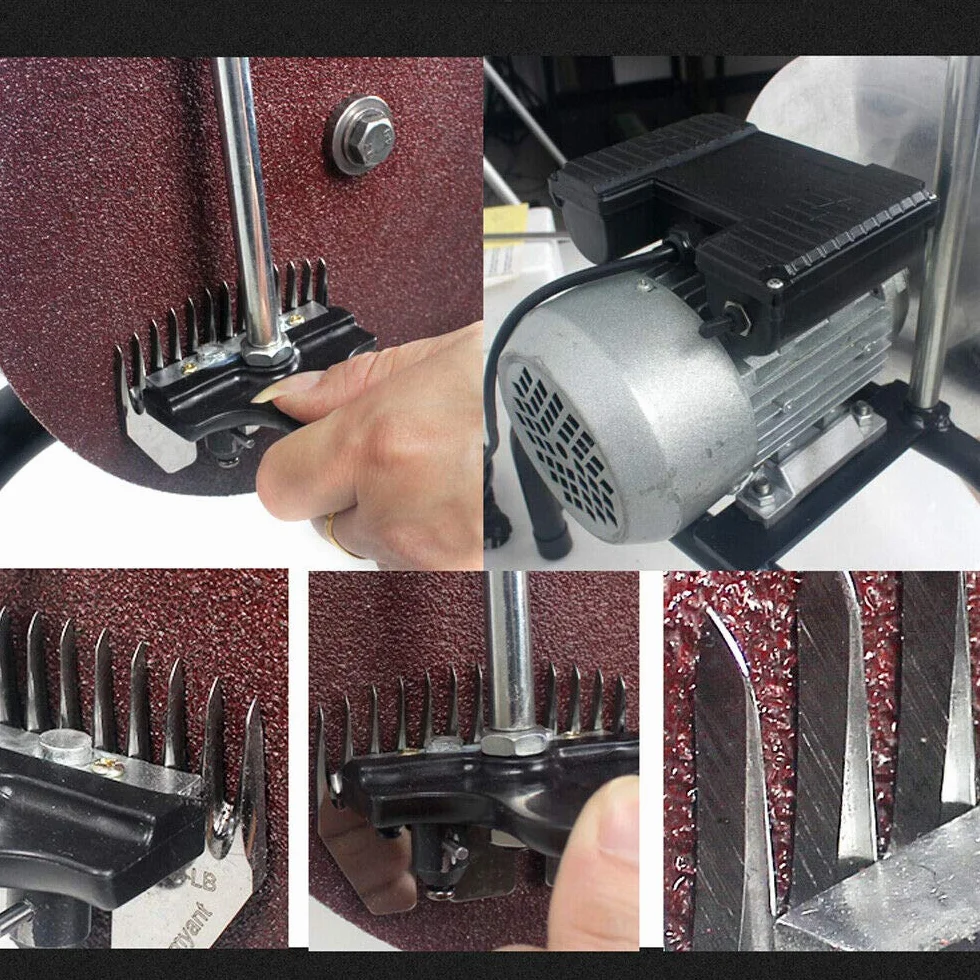 Macchina elettrica per tosare le pecore 480W, affilatoio elettrico per coltelli, tosatrice elettrica per pecore, tosatrice elettrica per lana, strumento di lucidatura