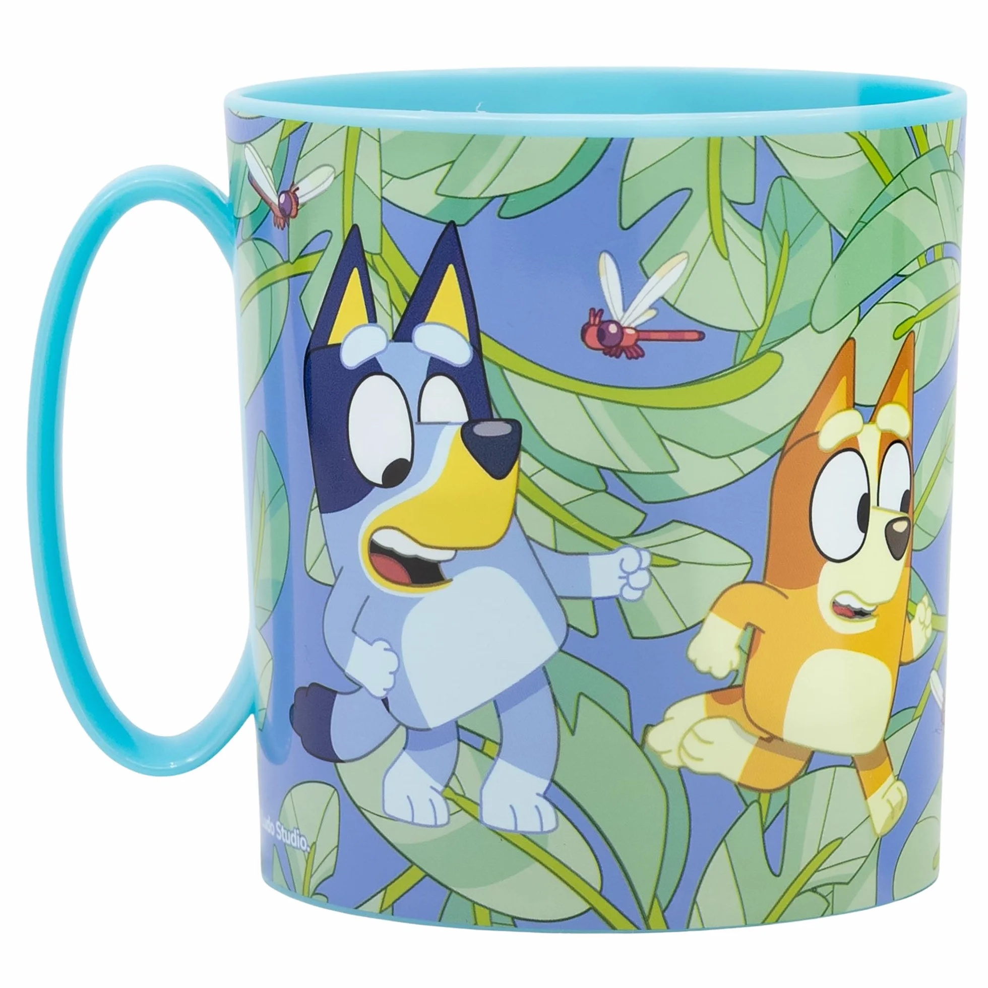 Bluey Tazza Bambini Plastica 390ml Adatta Microonde Resistente Riutilizzabile