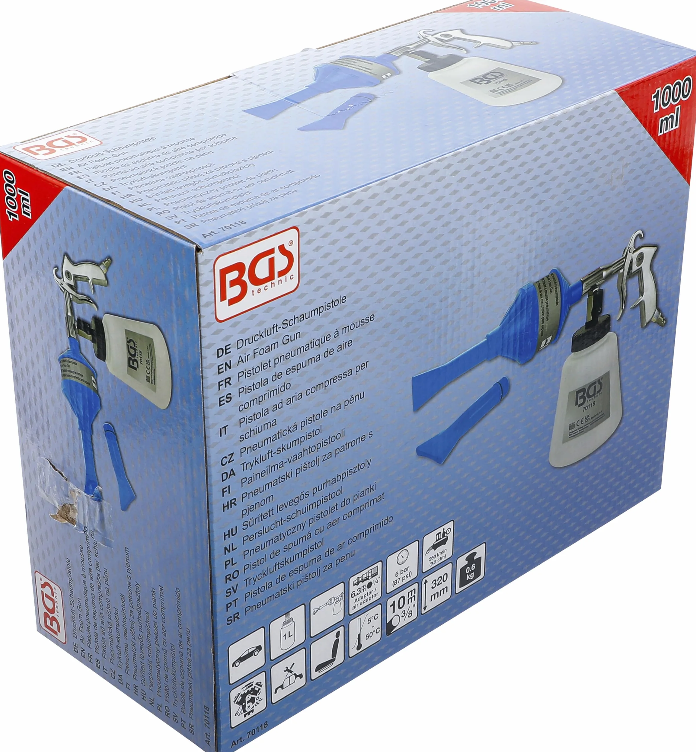 BGS 70118 | Pistola ad aria compressa per schiuma