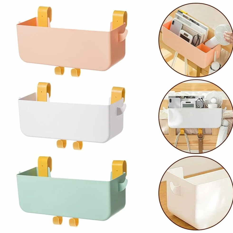 ReachMall Mantieni Il per Tuo Letto a Castello ordinato con Questo Cestino portaoggetti da Appendere al Comodino (Verde)