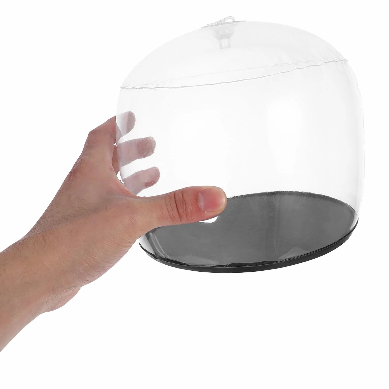 Porta Cappelli Gonfiabile in Pvc 2 Pezzi Design a Cupola Leggero per Cappelli Rotondi, Organizzatore Anti Deformazione per Esposizione in Negozio