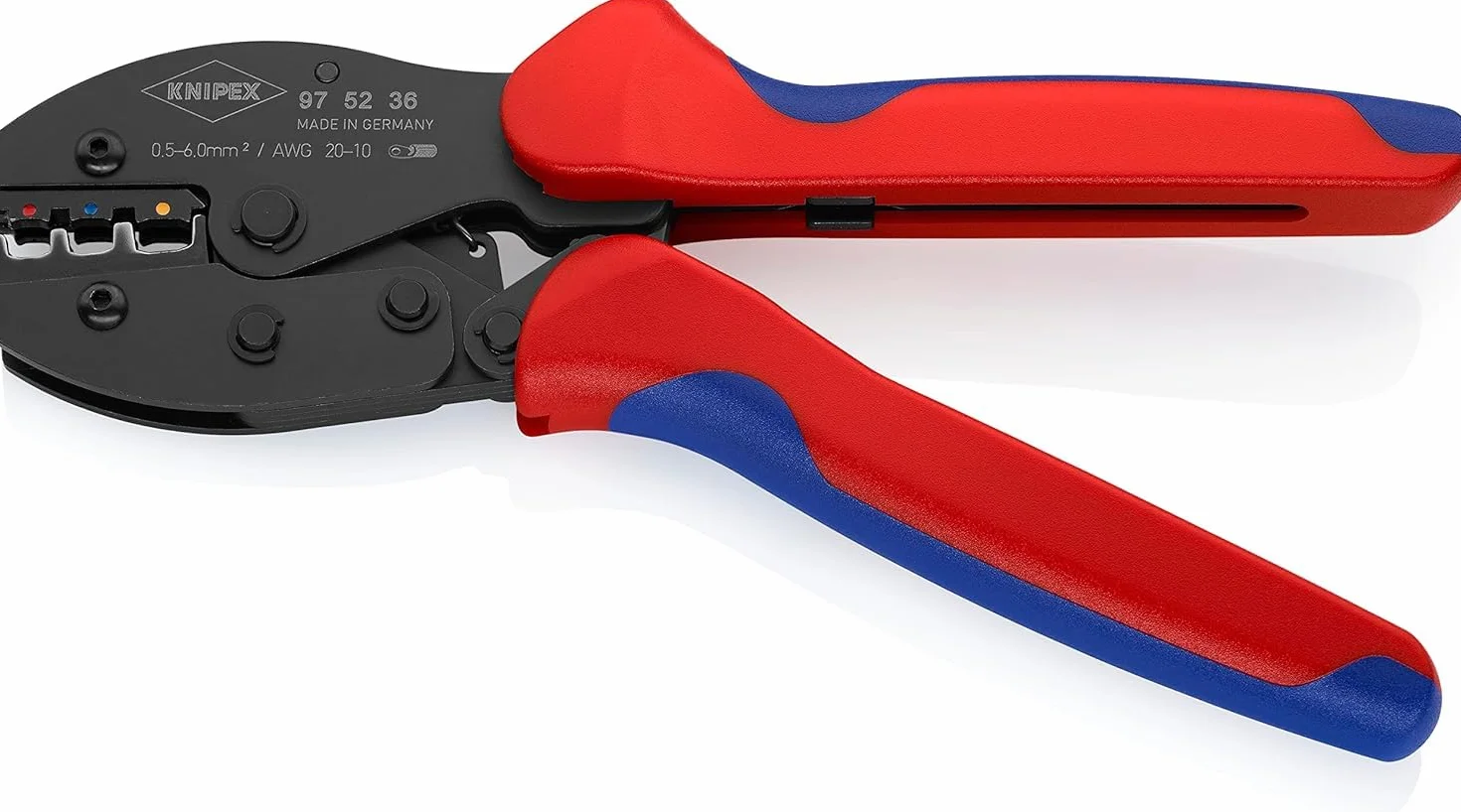KNIPEX PreciForce Pinza per capicorda con impugnature multicomponente 220 mm, 97 52 36