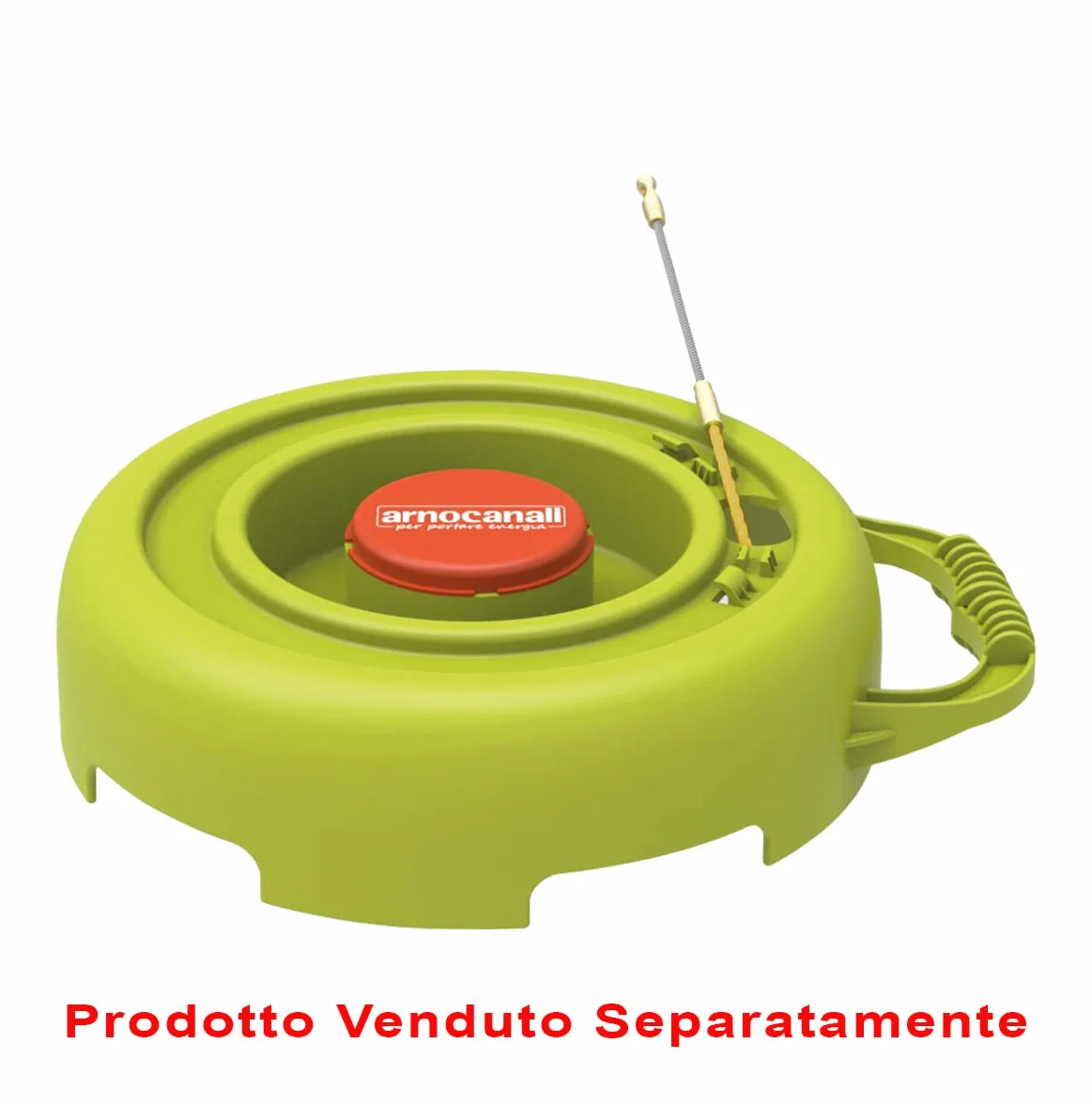 Arnocanali Snake Amf3.010 Sonda Spiralata Poliestere, 10 metri Ø 3 mm, Giallo