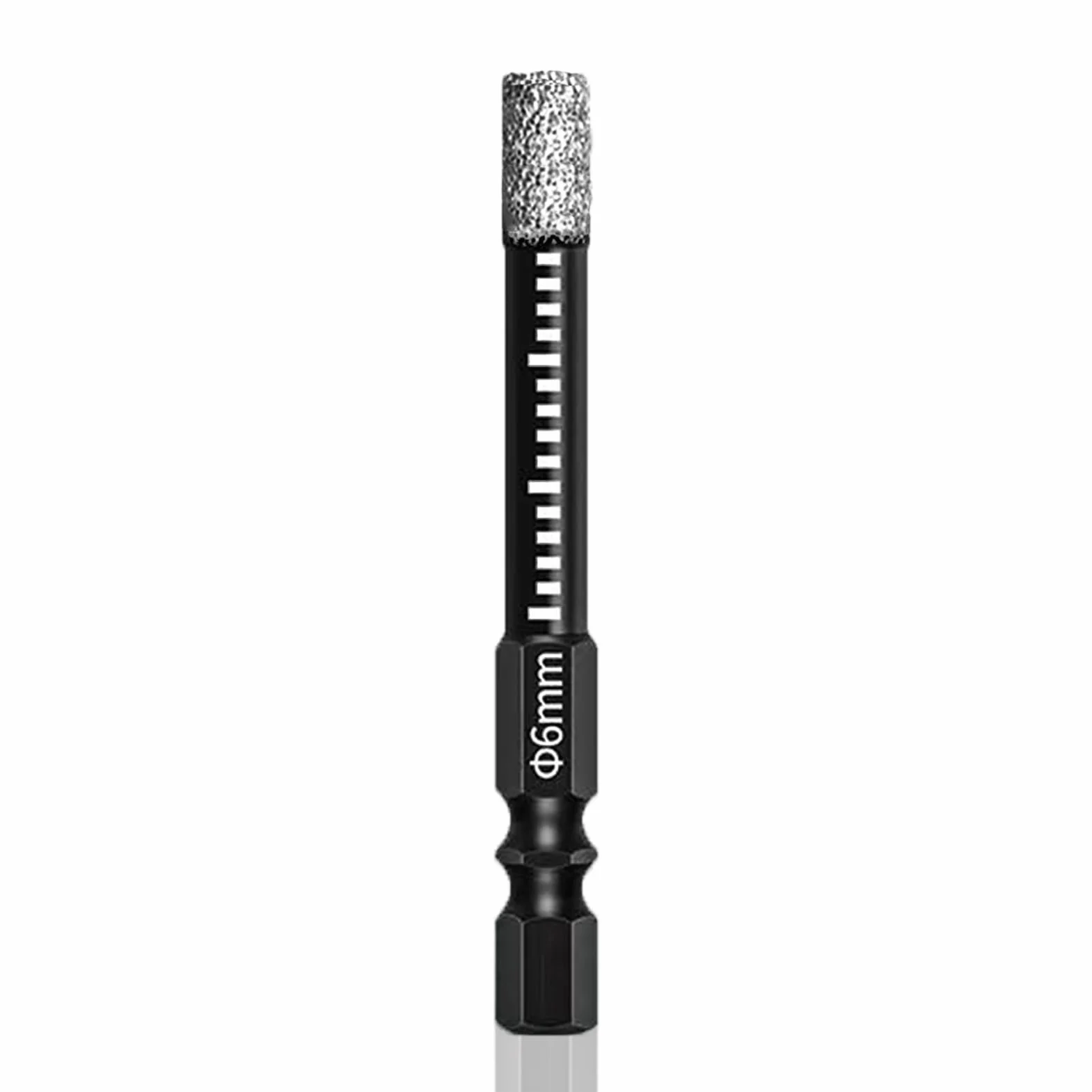 1 pezzi 6mm Punte Diamantate,Punte Trapano Diamantate,con Codolo Esagonale,Funzionamento facile,per piastrelle,Ceramica,Marmo,granito