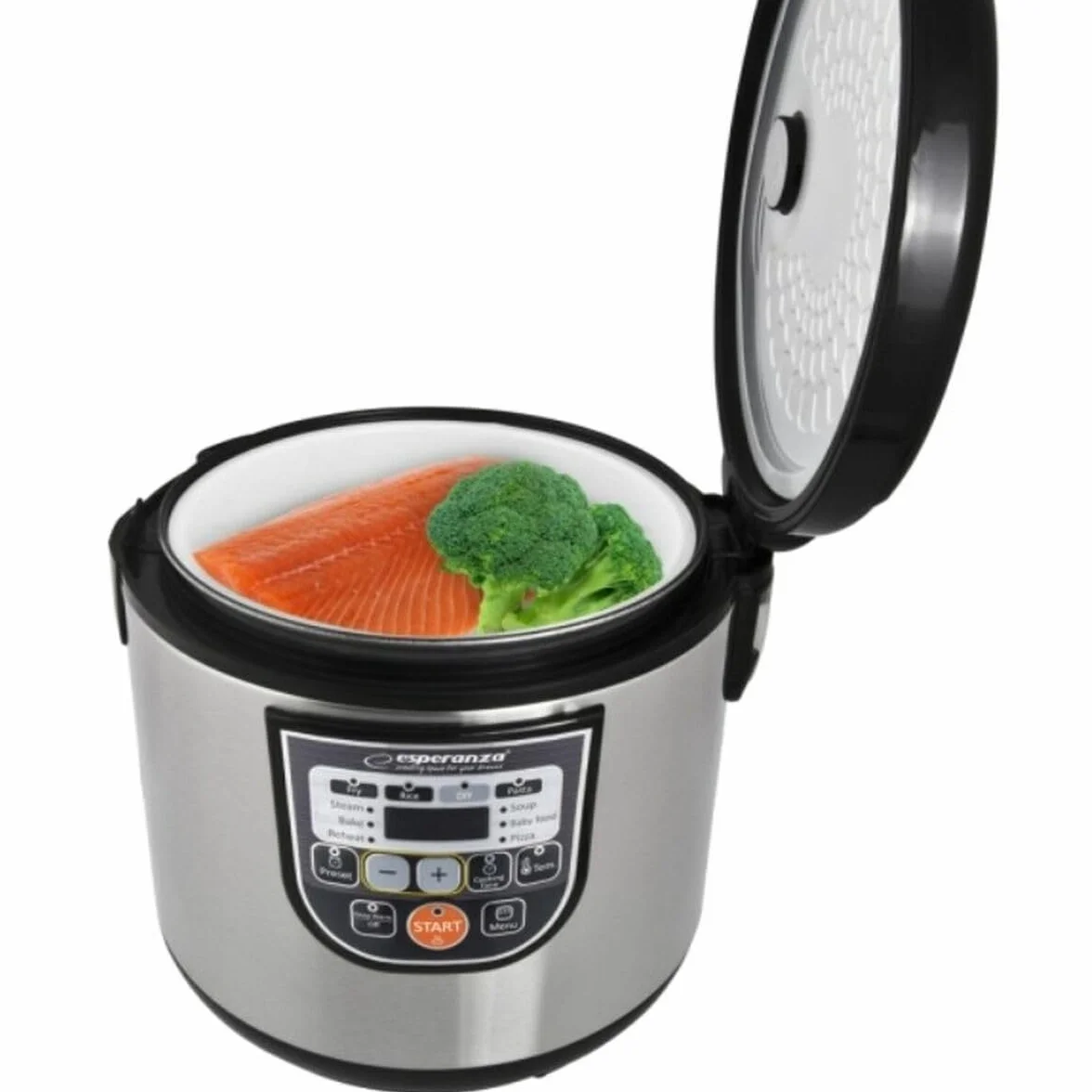 ESPERANZA EKG011 MULTICOOKER Cooking 5 L 860 W Negro, METÁLICO