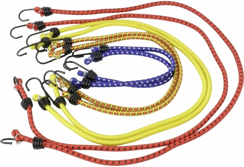 Brüder Mannesmann M00381 - Set di corde per bagagli, 8 pezzi