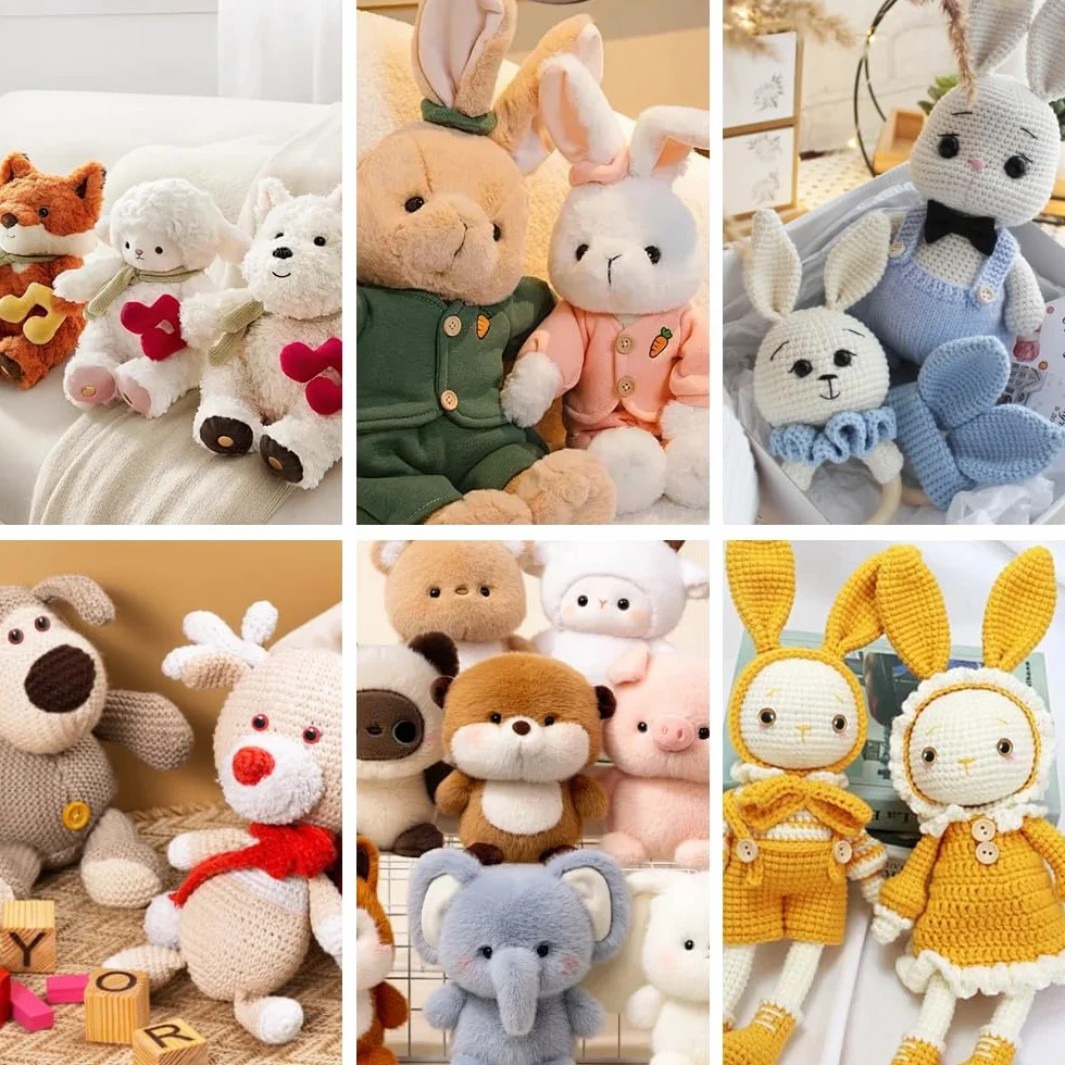 915 Pezzi Occhi di Sicurezza per Amigurumi 6-14 MM,Occhi e Naso per Uncinetto,Occhio Plastica per Pupazzi con Rondelle,Safety Eyes,Occhio Bambola per Lavoretti Colorati per Peluche Fai Da Te
