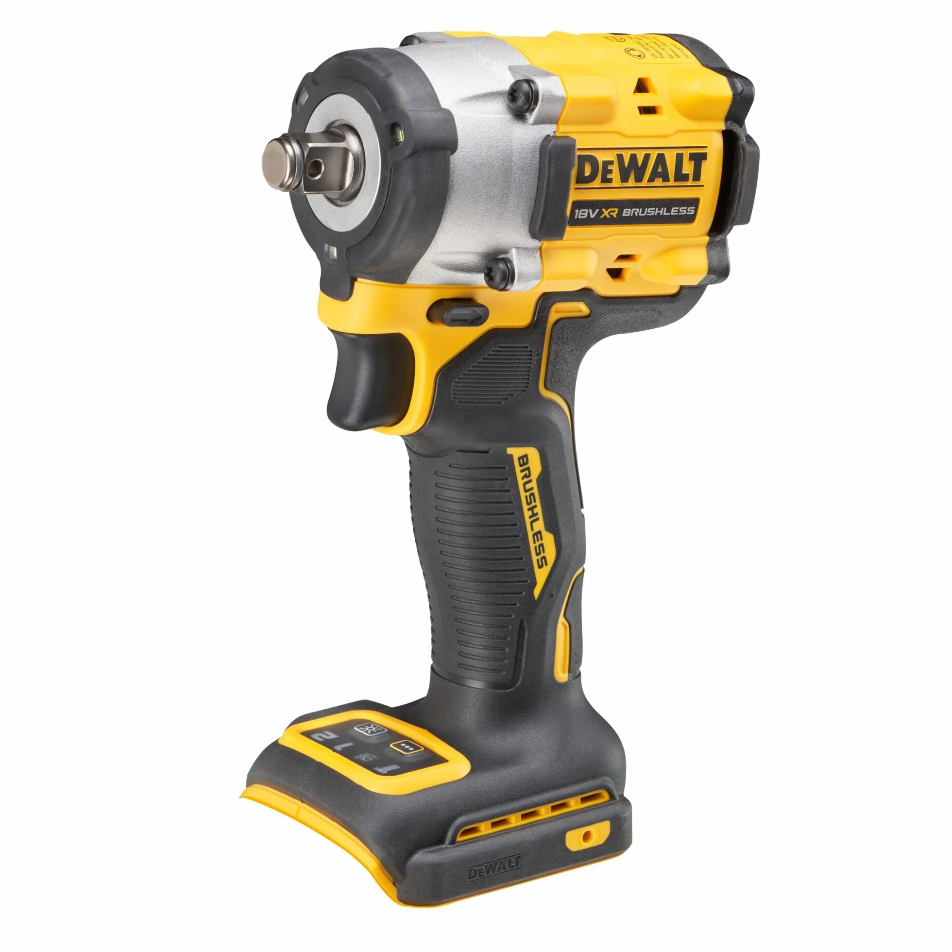 DEWALT Avvitatore a impulsi compatto 18V XR senza spazzole con ghiera da 1/2", unità singola, DCF921N-XJ
