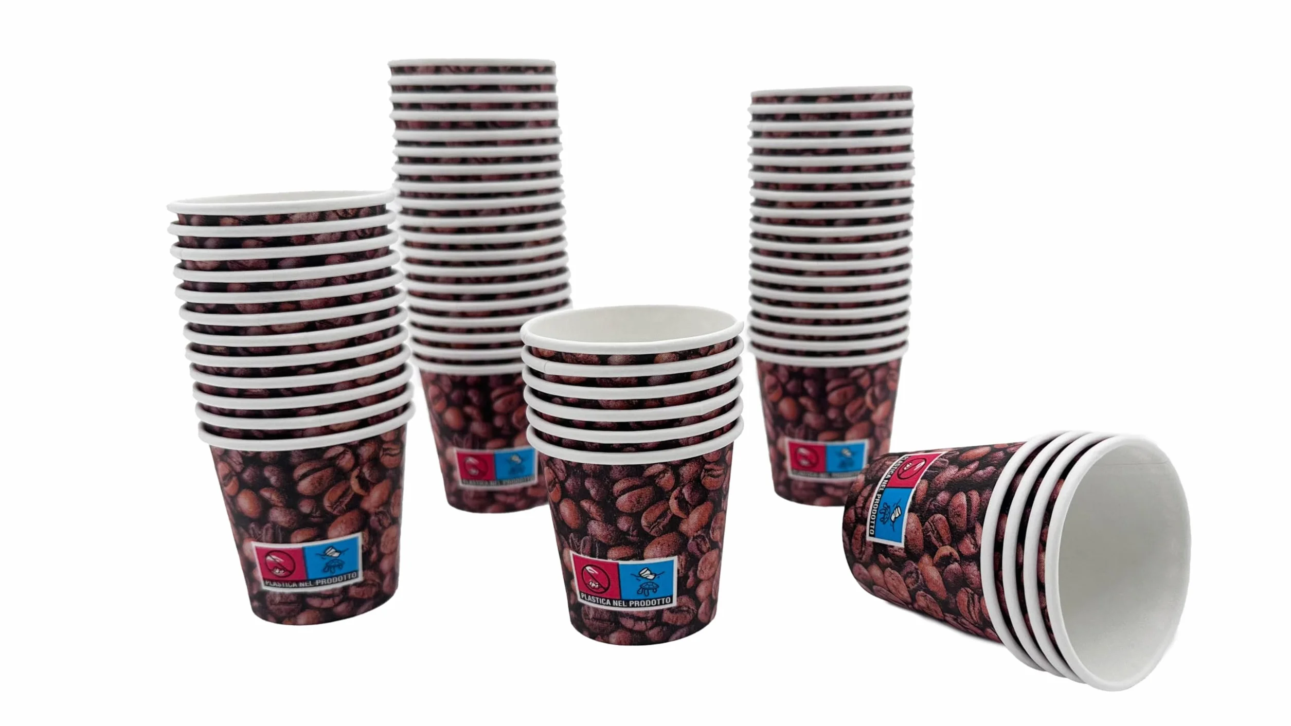 Bicchierini Caffè monouso 1000 pezzi 65ml tazzine carta