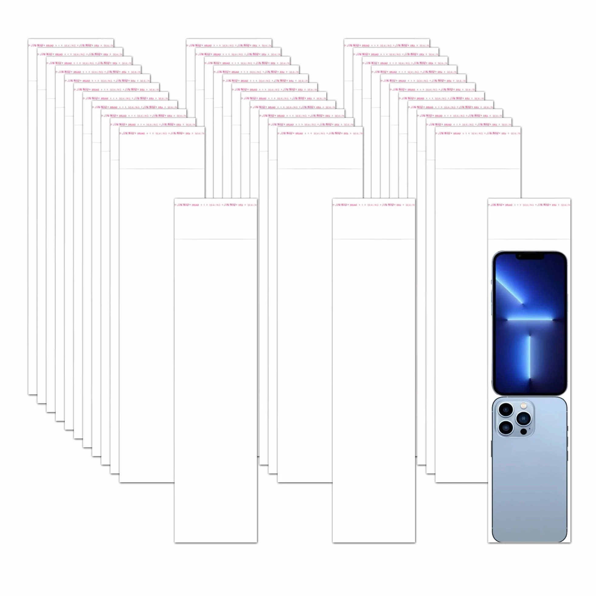 Bustine di Plastica Lunghi Richiudibili 100 Pezzi 8x30cm Sacchetti Trasparente Autoadesivi Sacchetti Cellophane con Chiusura Adesiva 50µm per Gioielli Candele Decorazioni per Feste (5 misure a scelta)