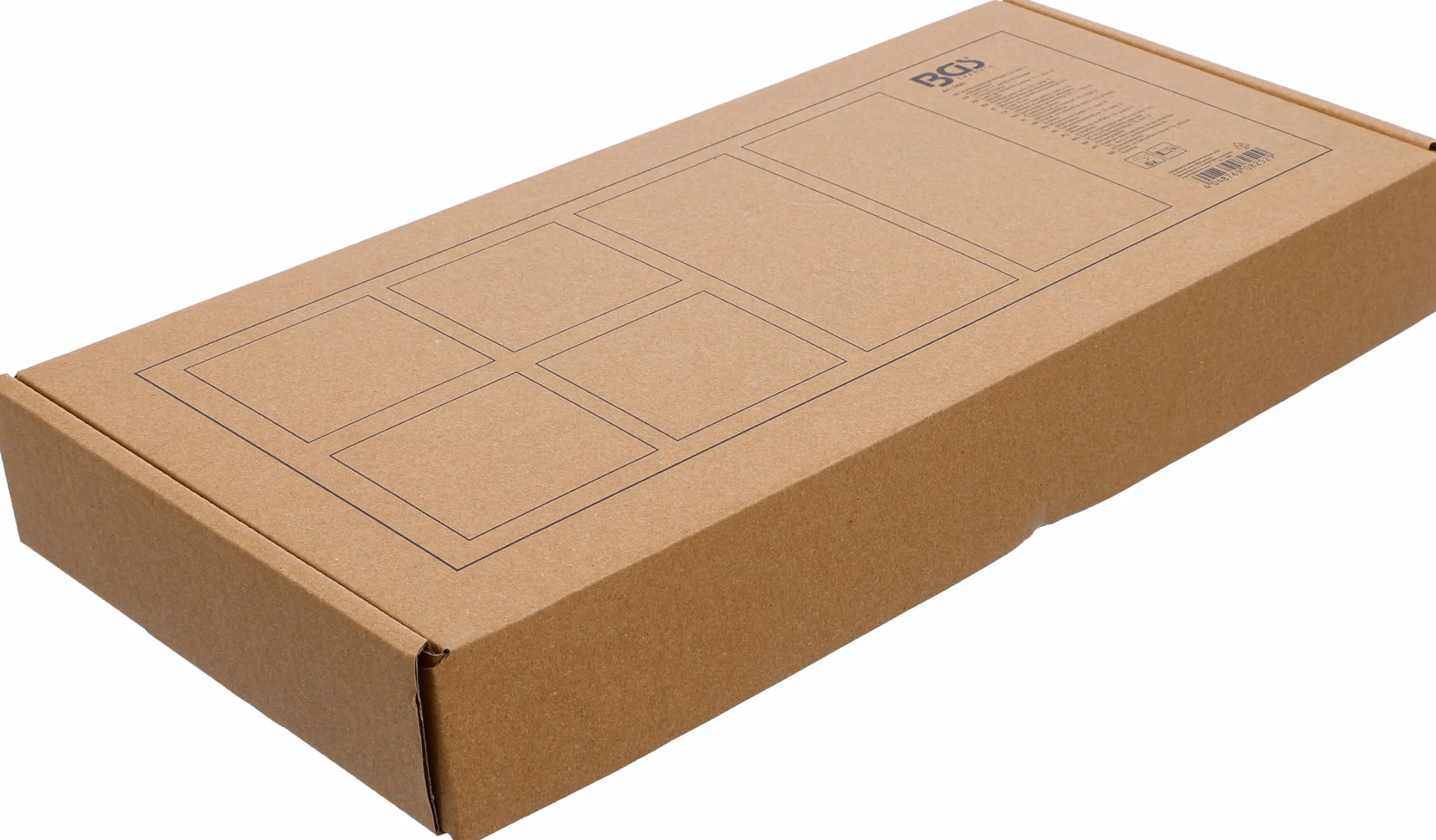 BGS 74361 | Modulo per carrelli portautensili 1/3, vuoto: 6 vani | 408 x 189 x 32 mm