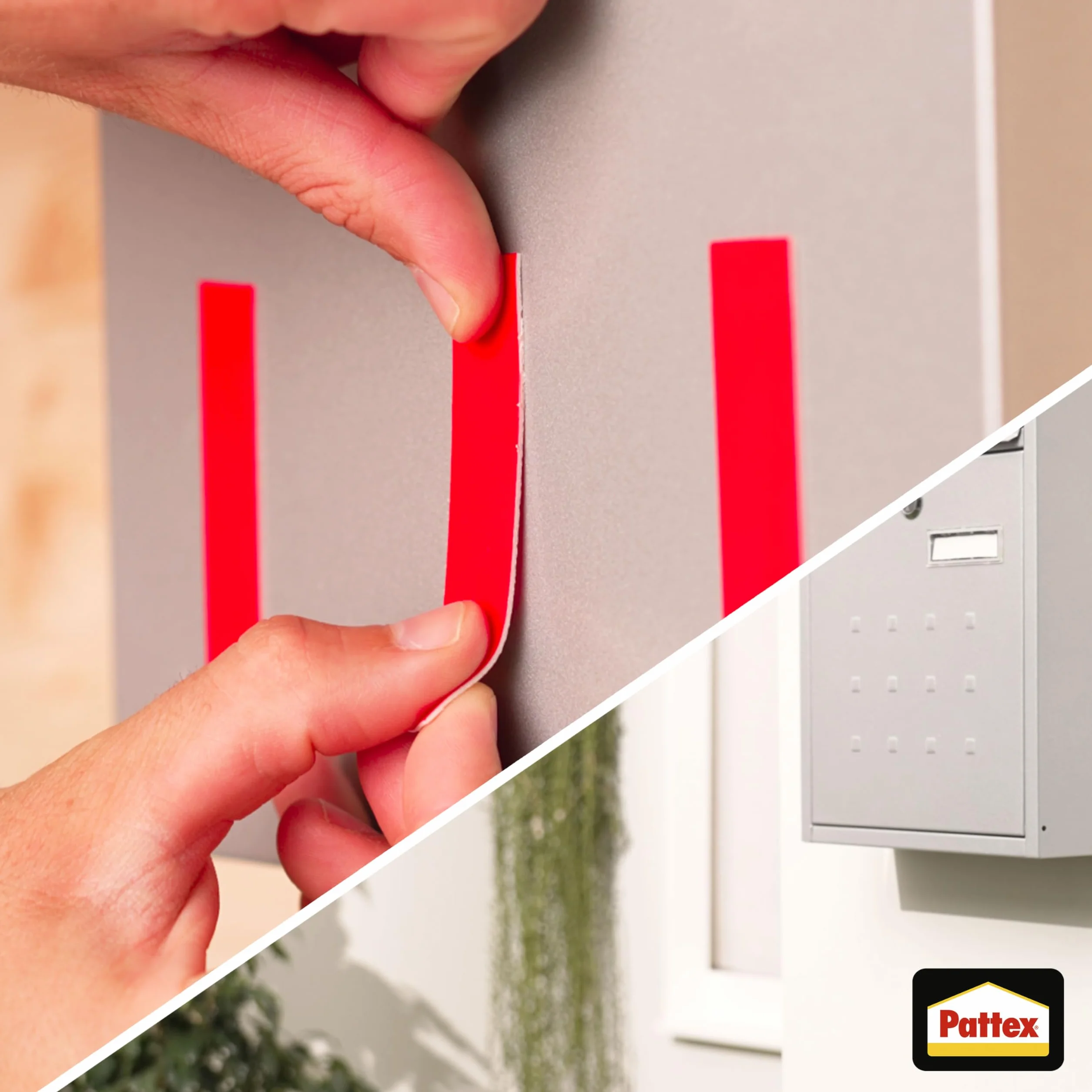 Pattex Millechiodi Tape, Nastro biadesivo extra forte per applicazioni permanenti, Nastro adesivo di montaggio per interni ed esterni, 19 mm x 1,5 m