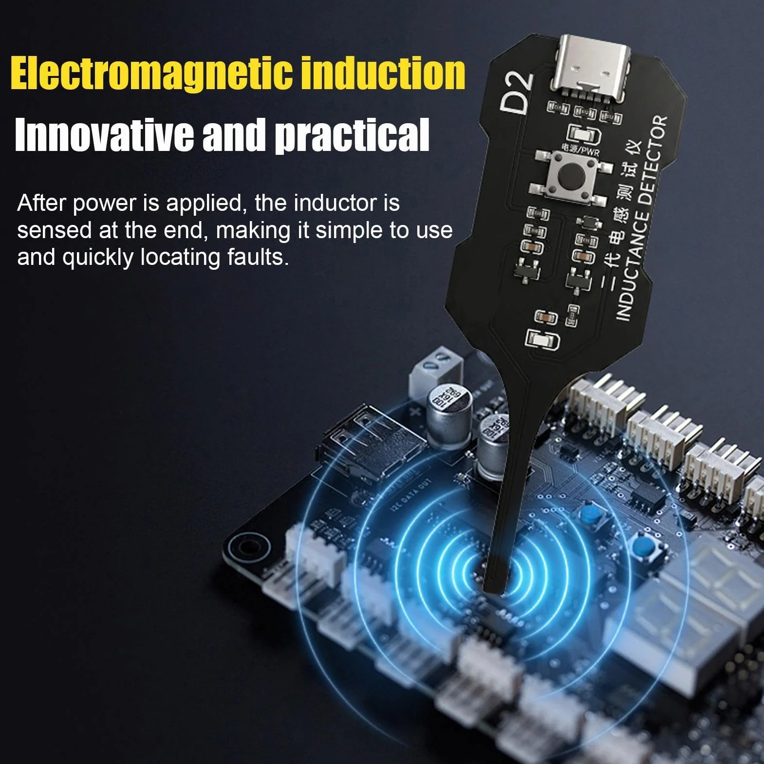 2.0 Tester Induttanza, Tester Per Induttanze, Testers Di Induttanza Elettromagnetica In Circuito, Localizza Rapidamente Il Punto Guasto, Facile Da Usare Per Professionisti E Hobbistis