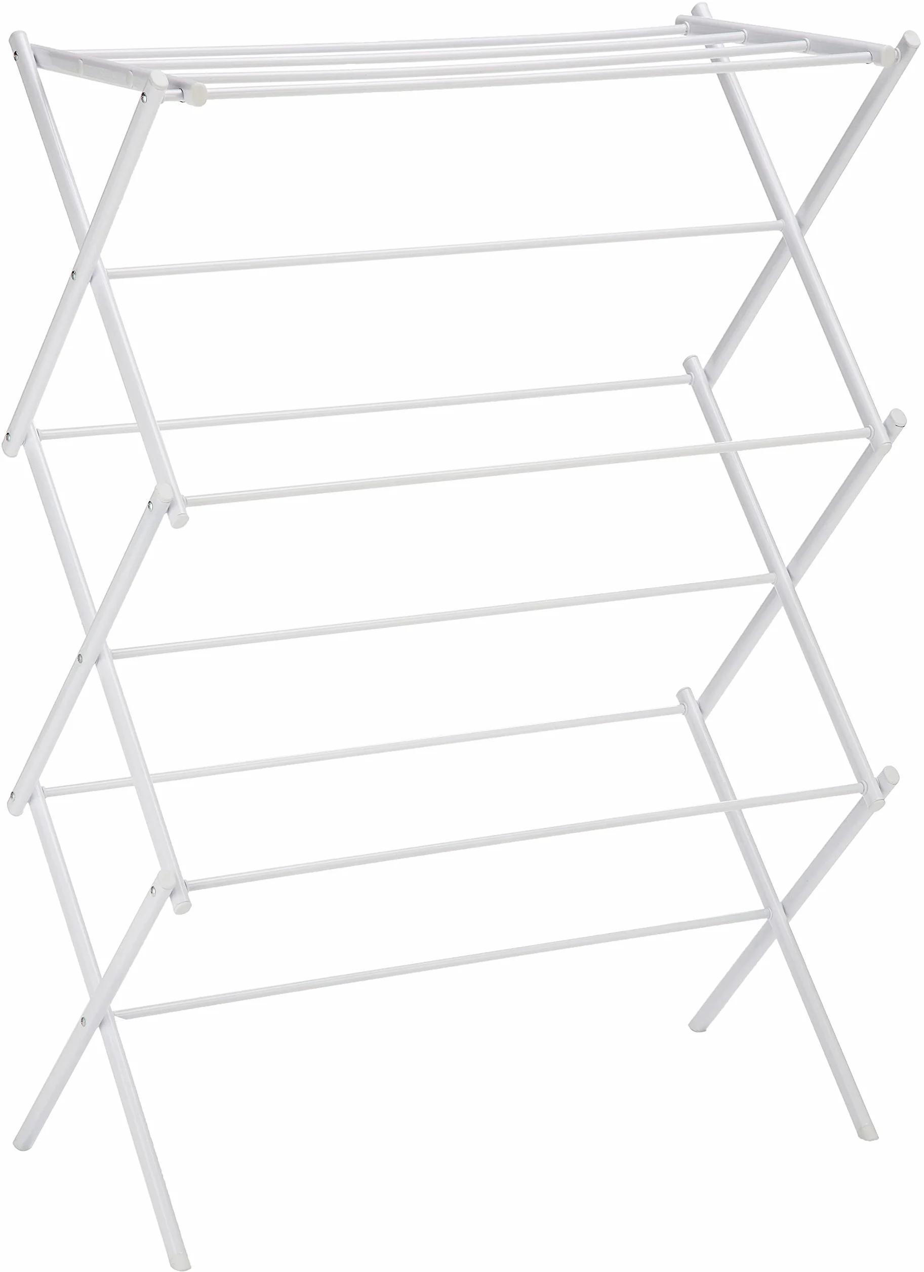 Amazon Basics Stendibiancheria pieghevole, 14.5" D x 29.5" W x 41.8" H, bianco.