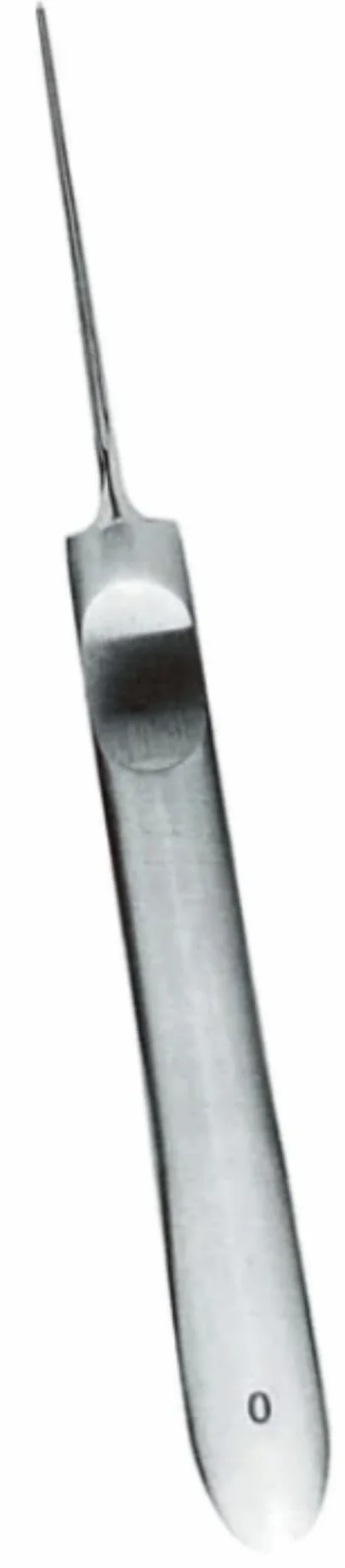 BLUE FARM | Sgorbia fissa inox, manico piatto. Misura Fig. 0