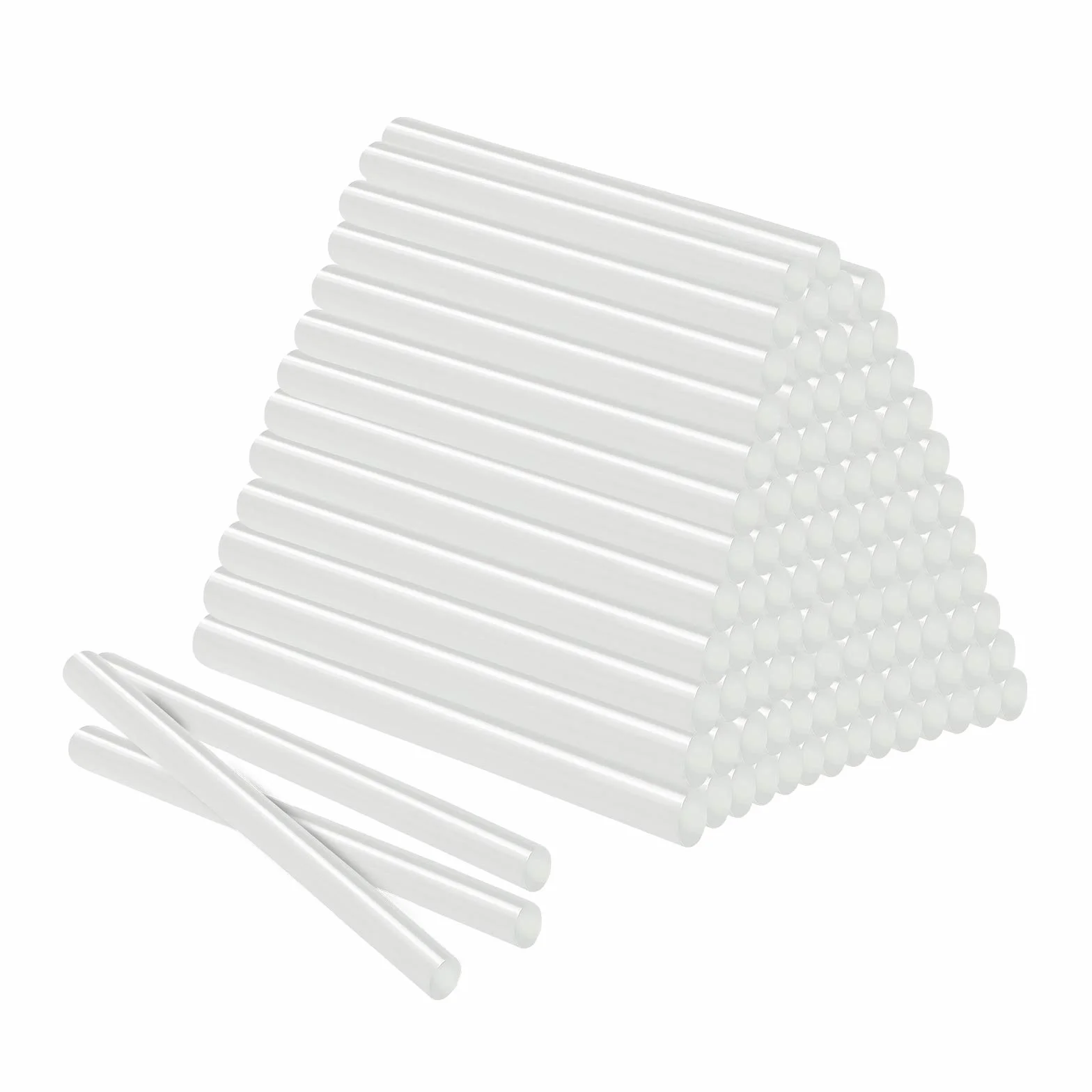 AUFUN Colla a Caldo 11x200 mm Stick colla a caldo bastoni di colla per pistola colla a caldo - Semitrasparente, 2KG