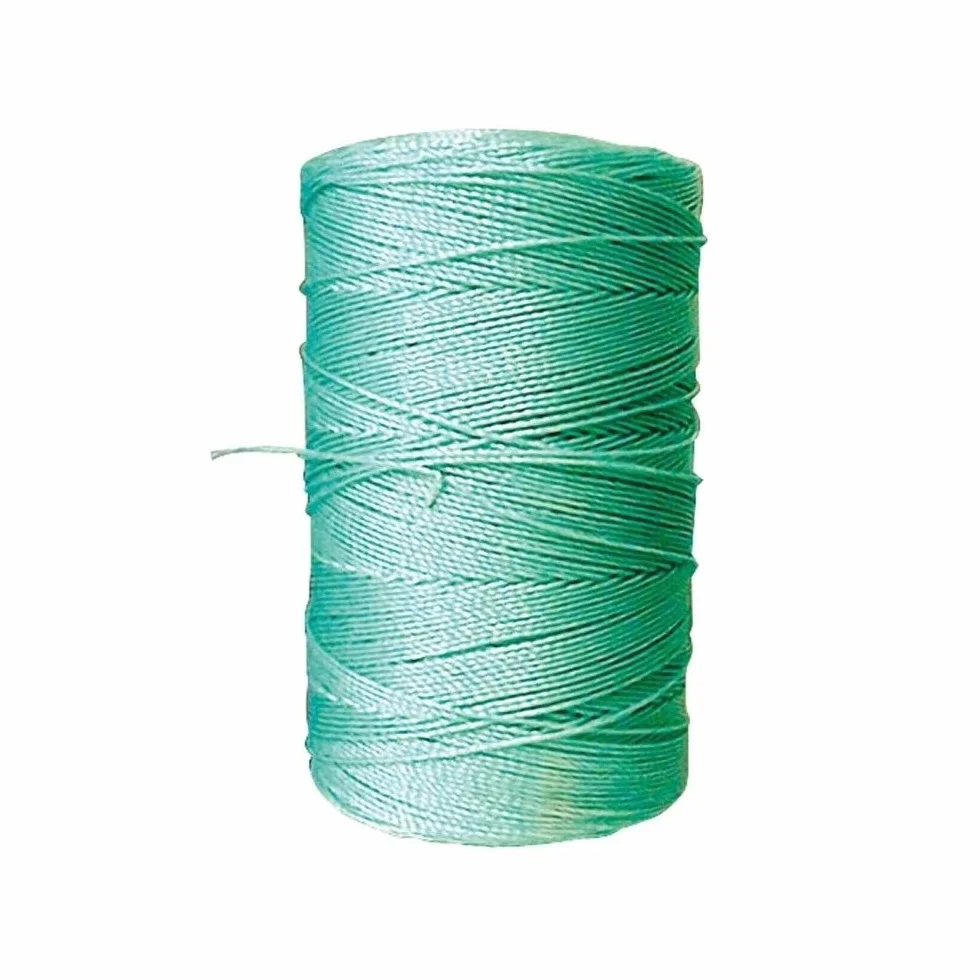 FILO PER EDILIZIA in nylon LENZA MURATORE COLORE VERDE BOBINA DA METRI 500 circa