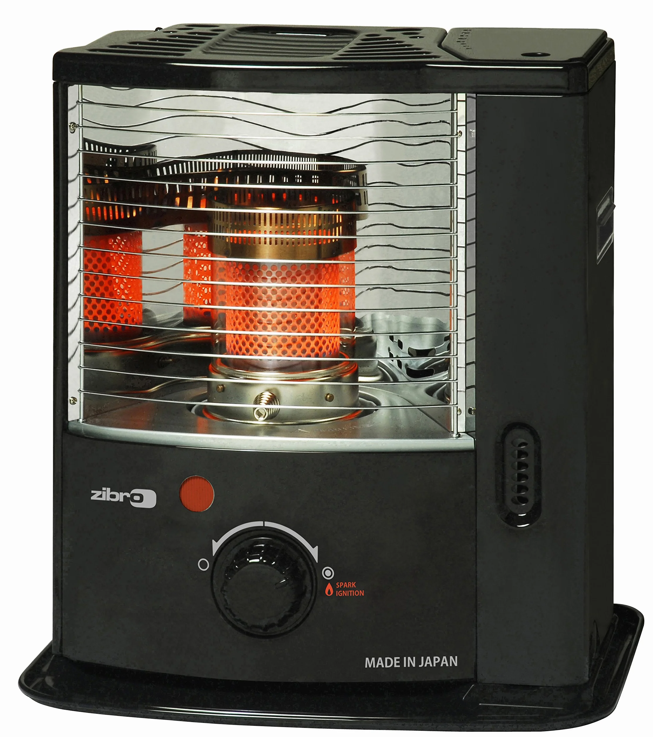 Zibro RS-22 Stufa a Combustibile Meccanica Portatile 2200 W Nero 14-32 m² Ricondizionata