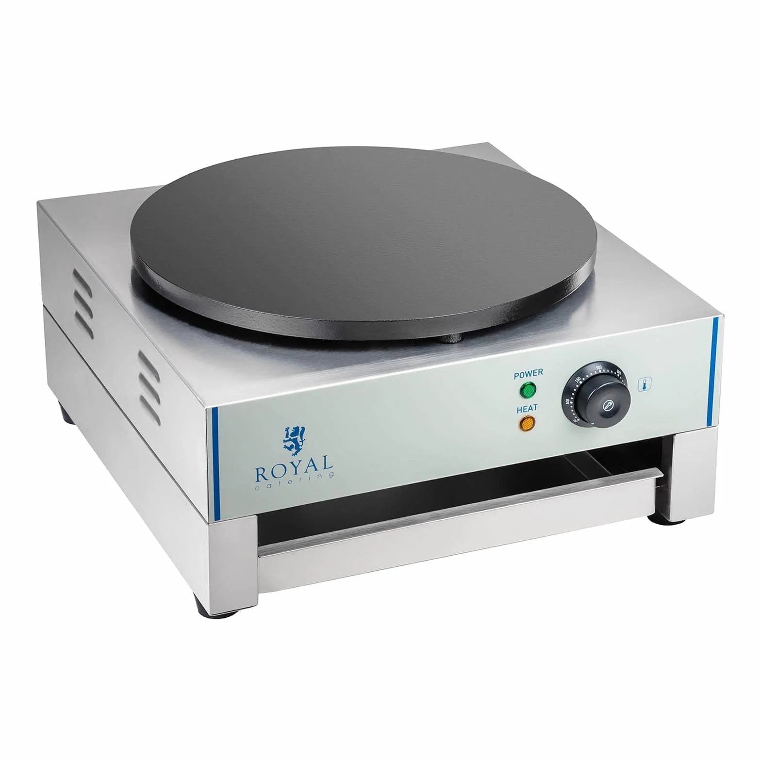 Royal Catering - RCEC-3000-E - Crepiera elettrica - diametro 40 cm