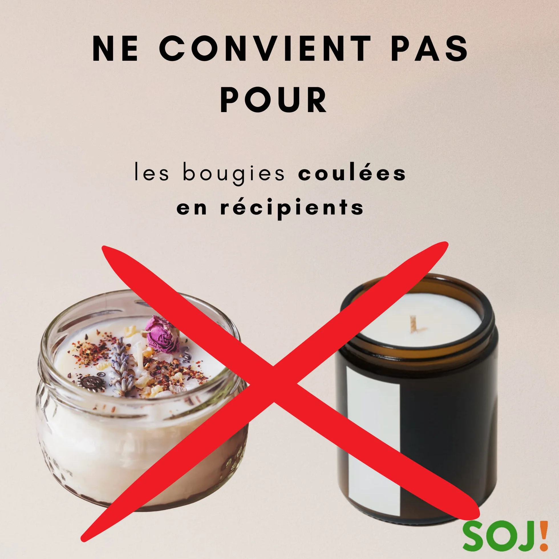Cera di soia per candela modellata e fondente in pellet, cera per candele non OGM, 100% naturale e vegano, produzione di candele vegetali, confezionata in Francia (5KG)