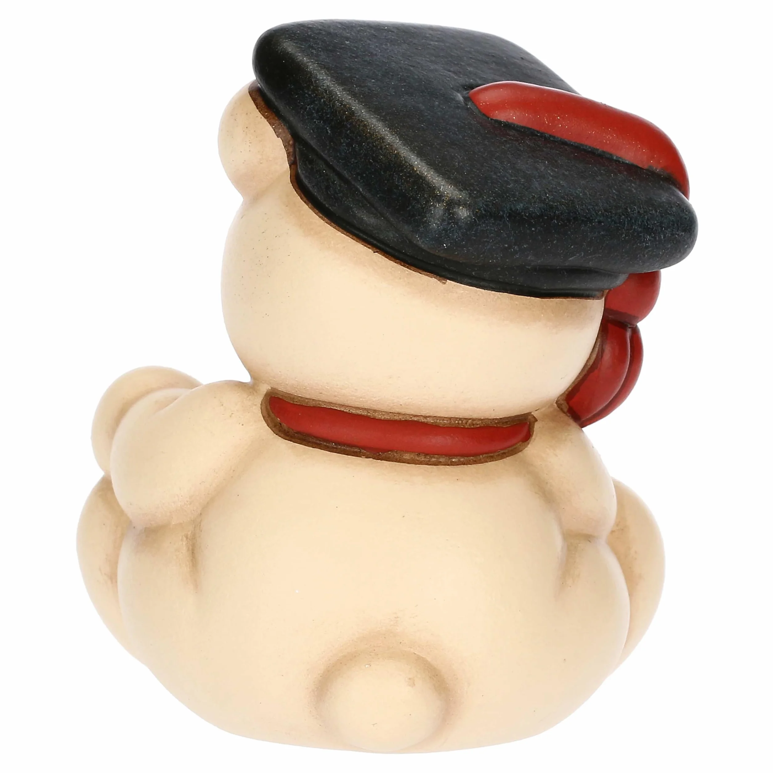 THUN Bomboniera Teddy Laurea Ceramica Decorata a Mano Piccola 5.5 x 4.7 x 7.7 cm