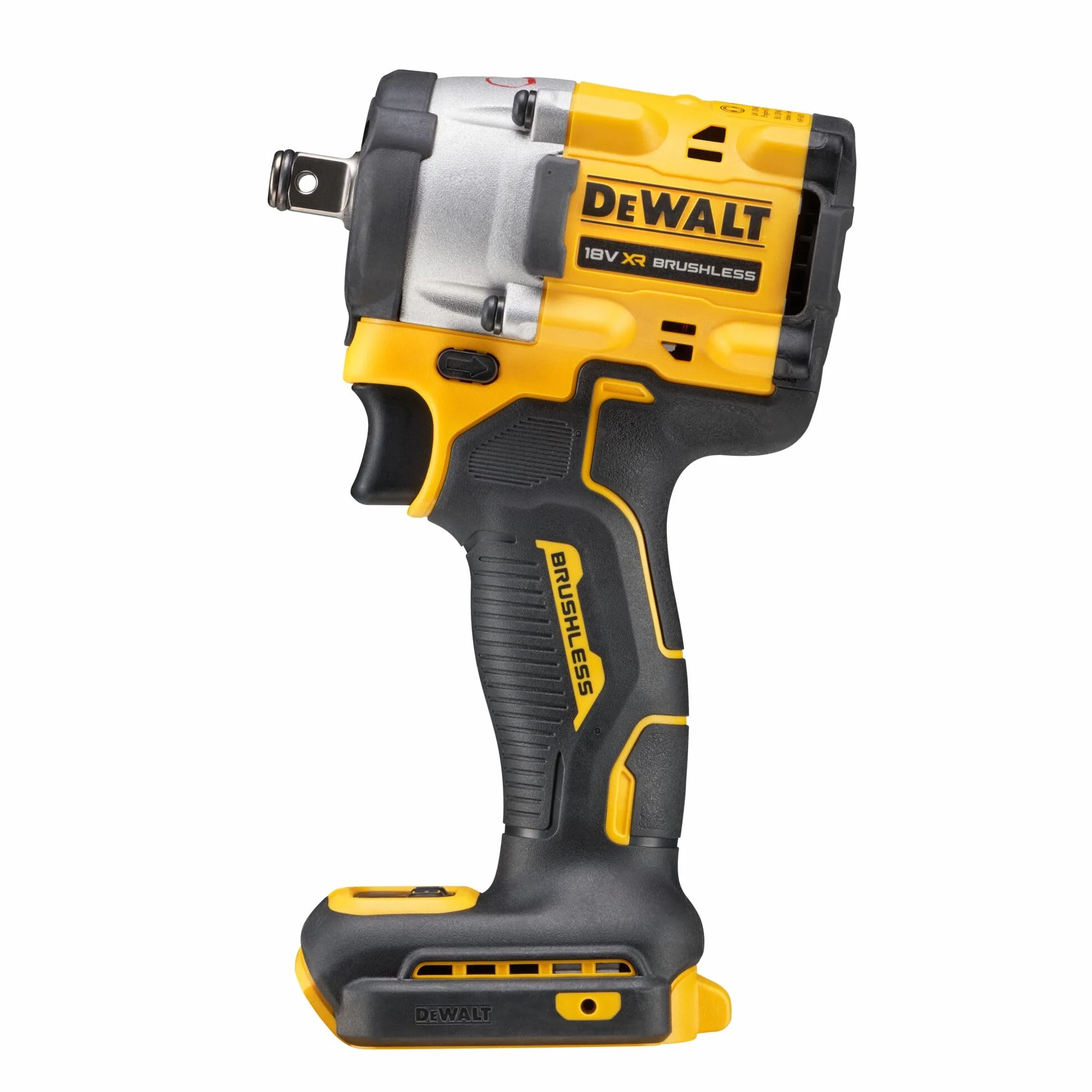 DEWALT Avvitatore a impulsi compatto 18V XR senza spazzole con ghiera da 1/2", unità singola, DCF921N-XJ