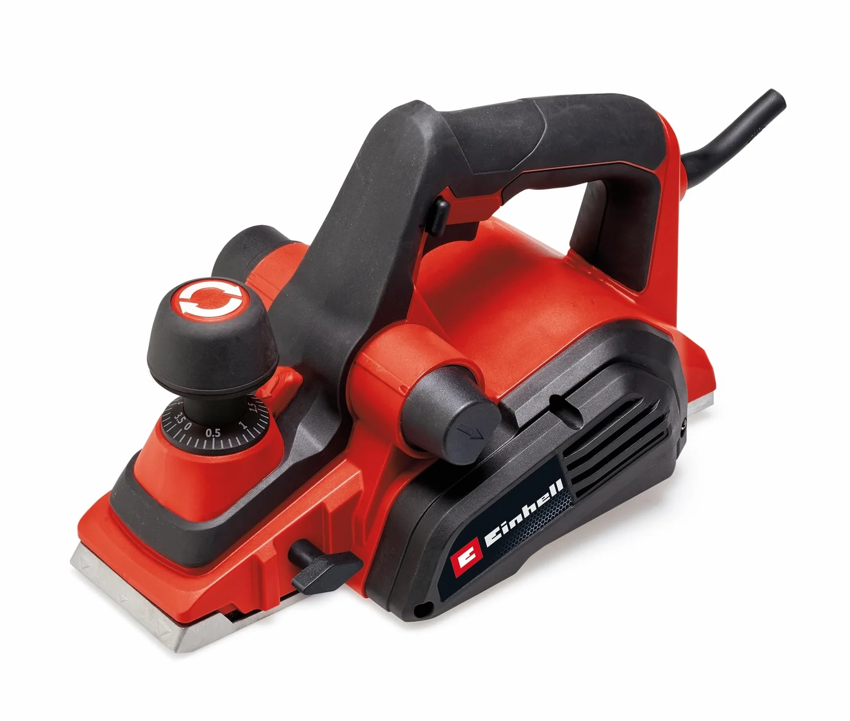 Einhell Pialletto elettrico TE-PL 920 (920 W, profondità di taglio max. 3,5 mm, grande albero della lama, pattino di parcheggio, incl. guida parallela, adattatore aspirazione e 2 lame reversibili TCT)