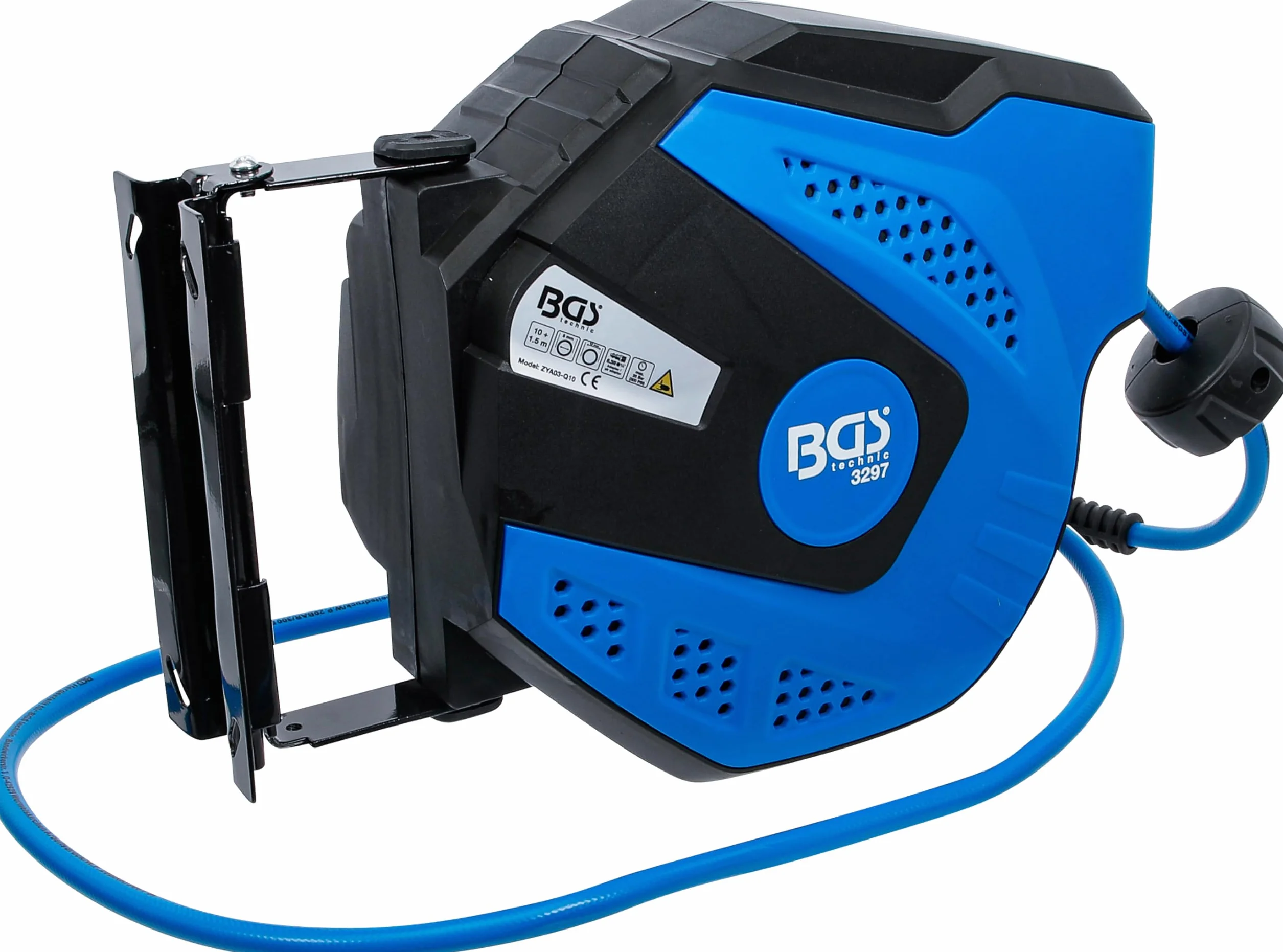 BGS 3297 Tubo dell'aria compressa con avvolgitubo automatico 10 m