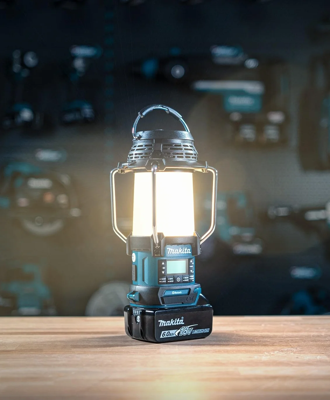 Makita DMR056 Radio portable Analogique et numérique Noir, Bleu