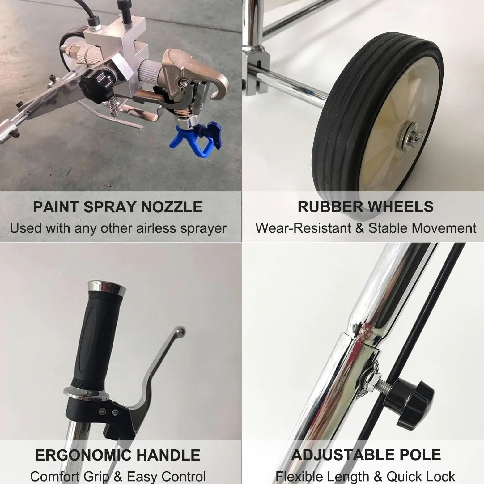 Macchina per la marcatura stradale, efficiente, a pressione manuale, con vernice spray a freddo, per marcature accurate su strade e piste d'erba, marcatore di linee di trasferimento delle ruote