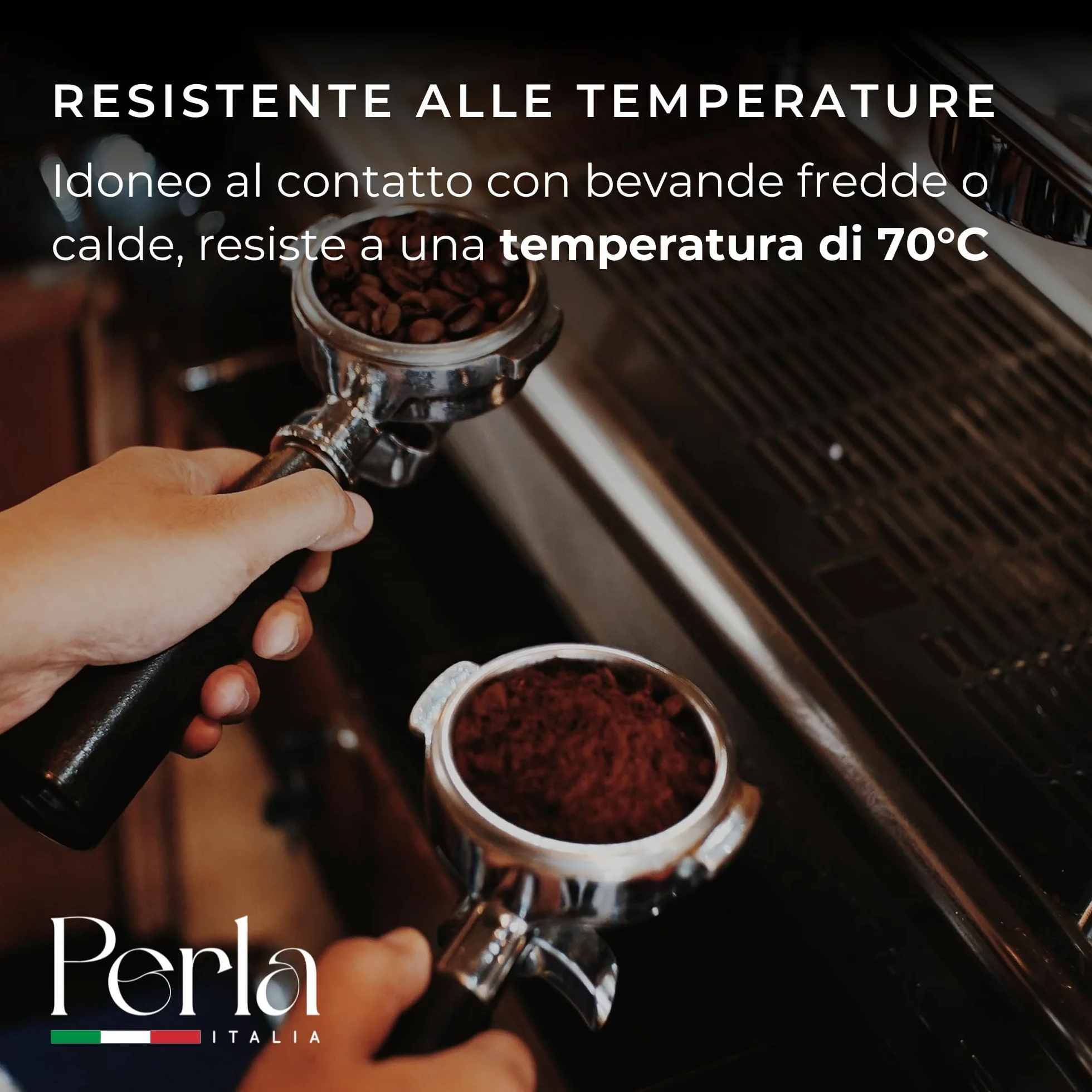 Perla 500 Bicchierini Caffè Carta 75ml Monouso Biodegradabili per Bevande Calde
