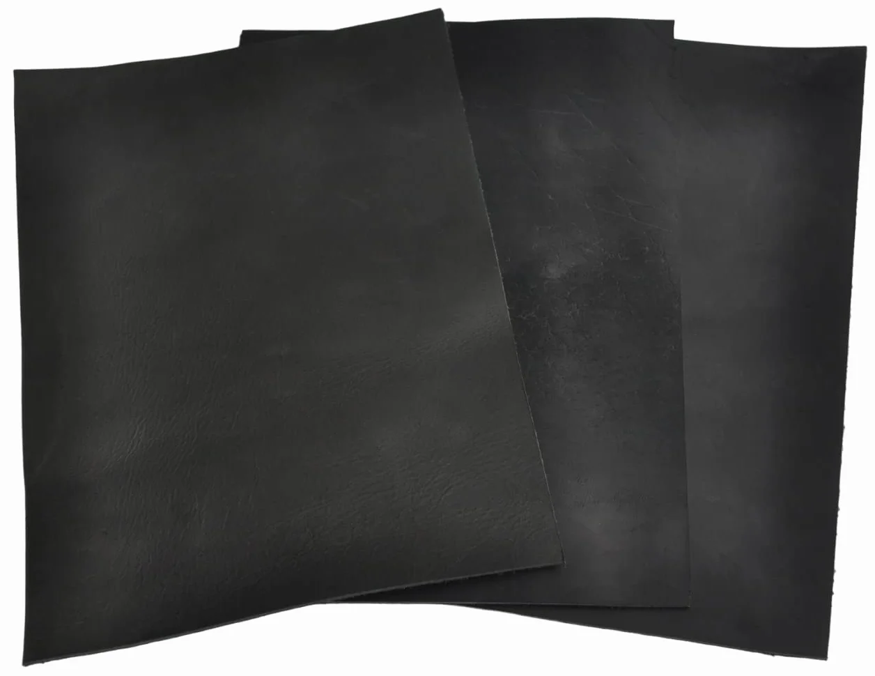 Pelle bovina 1,7 mm Pull-Up Crazy Horse in pelle A5 x 6 pezzi (nero)